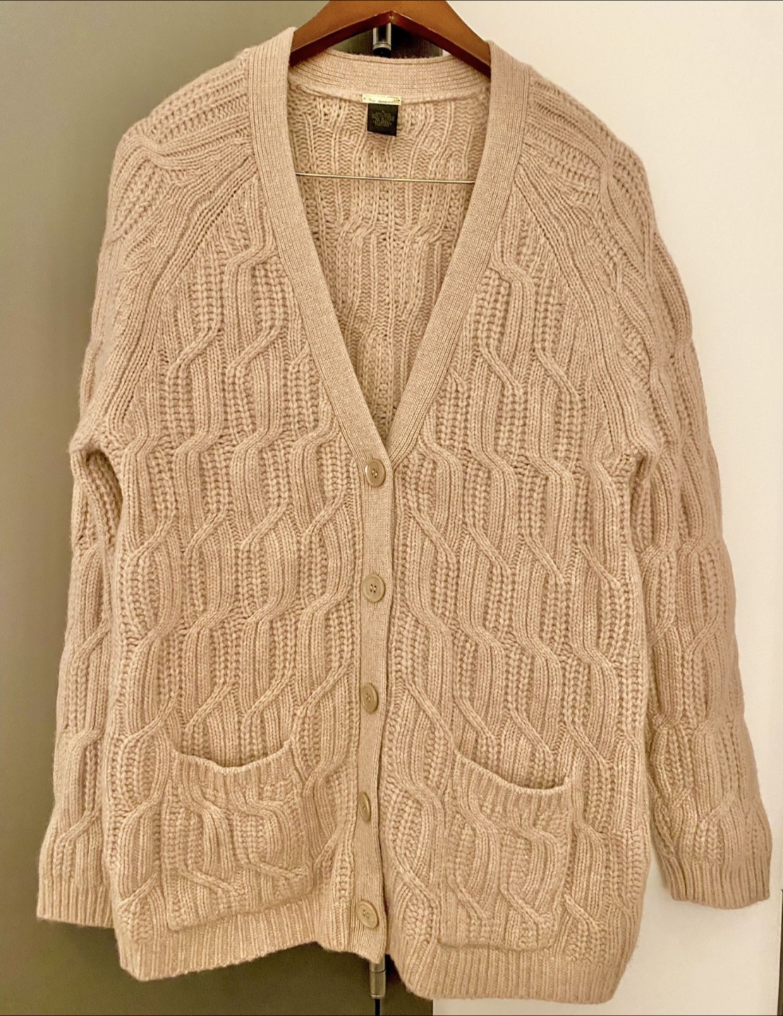 Magaschoni Wool Cashmere Cardigan Size L