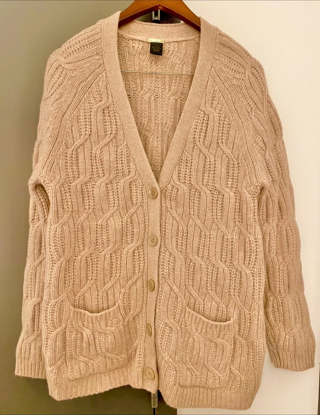 Magaschoni Wool Cashmere Cardigan Size L thumbnail