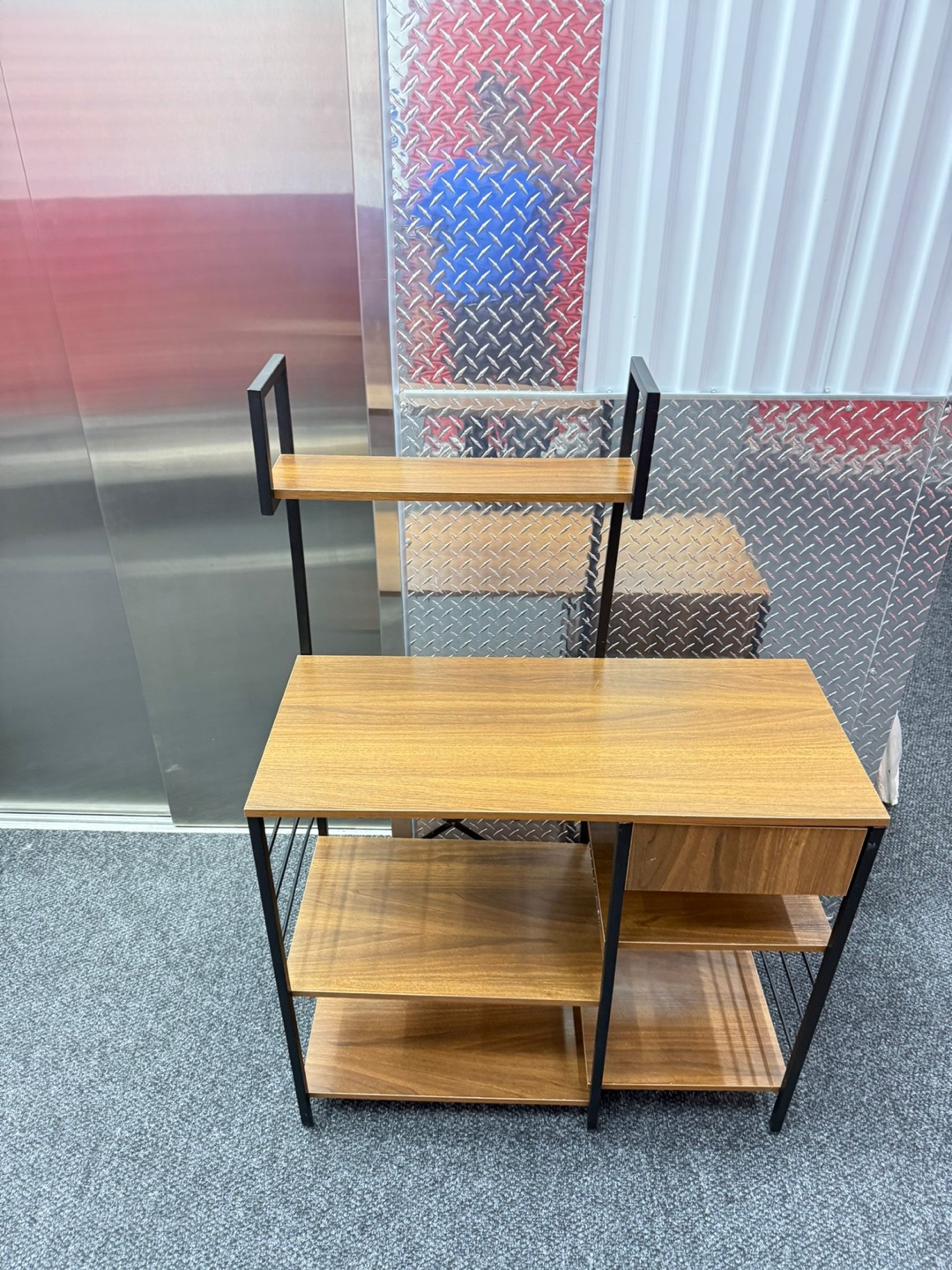 Wood & Metal Kitchen Cart