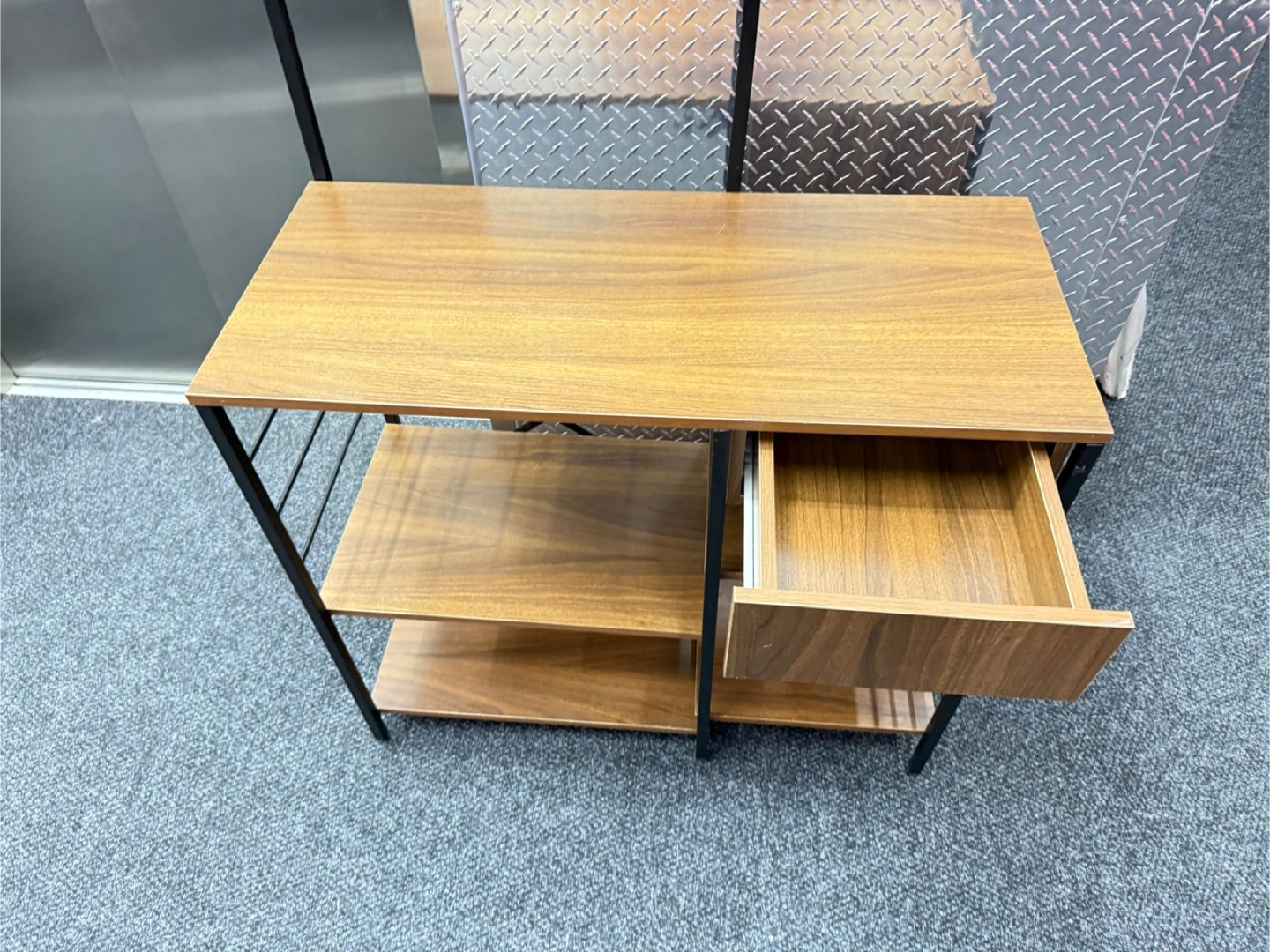 Wood & Metal Kitchen Cart - photo 2
