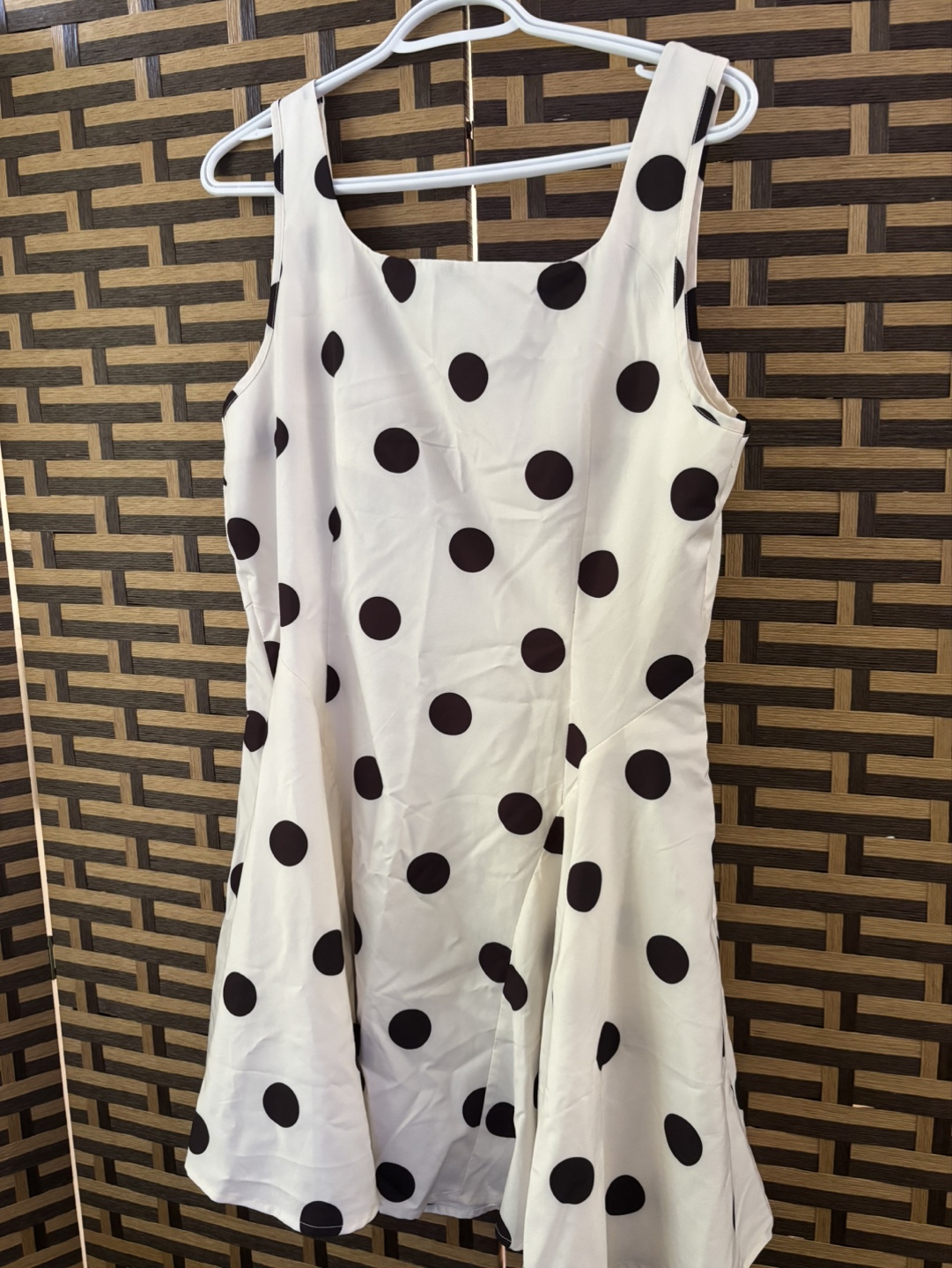 White Polka Dot Dress