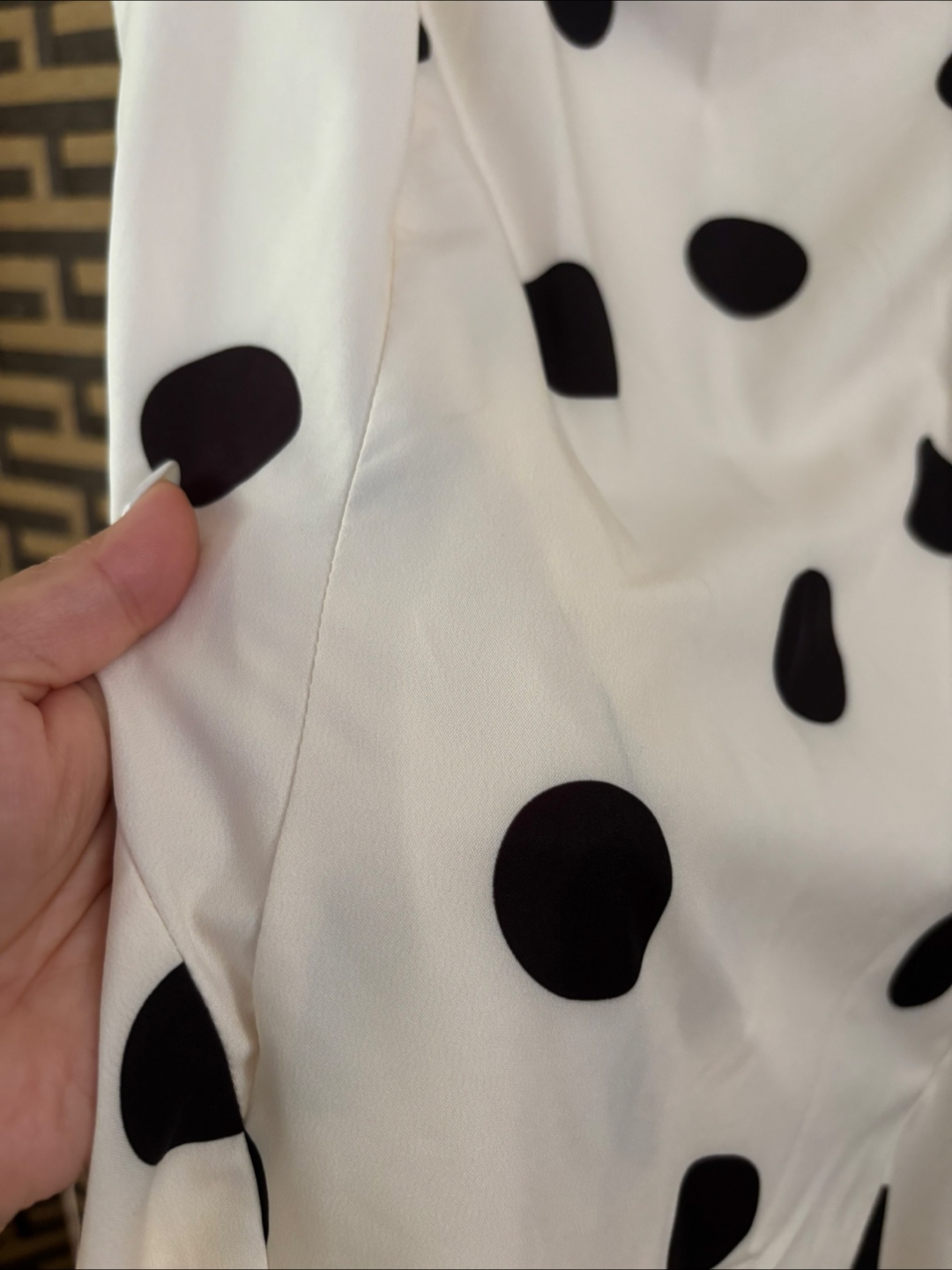 White Polka Dot Dress - photo 3