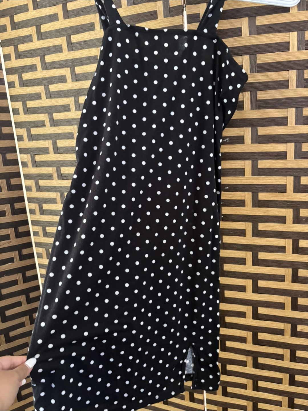Black & White Polka Dot Dress - photo 5