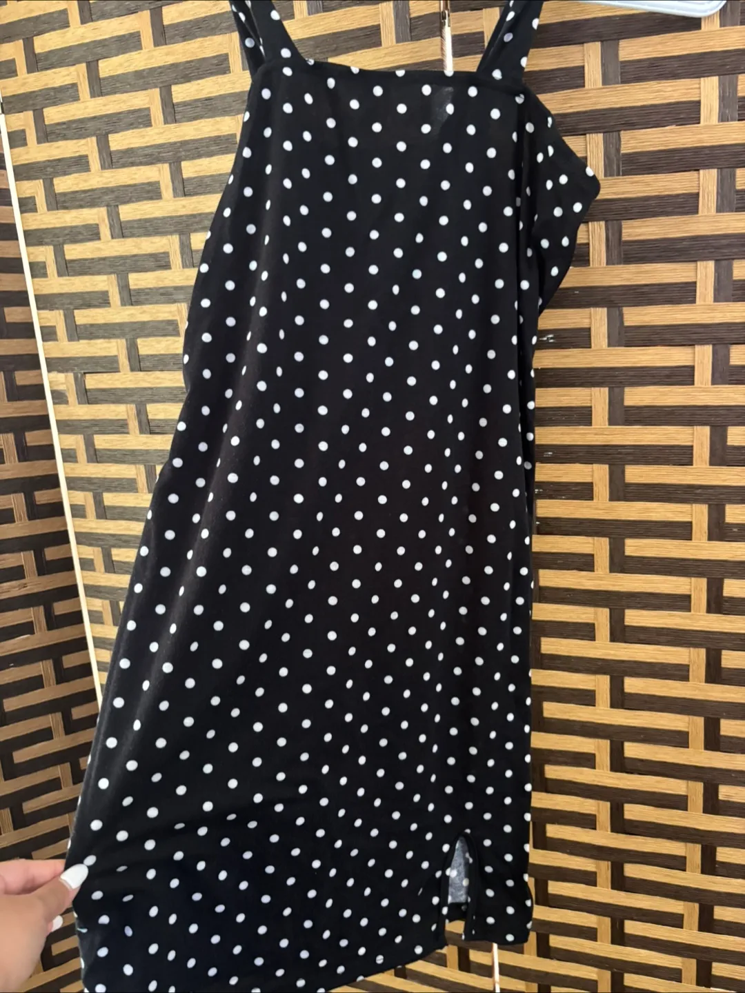 Black & White Polka Dot Dress image indicator(5)