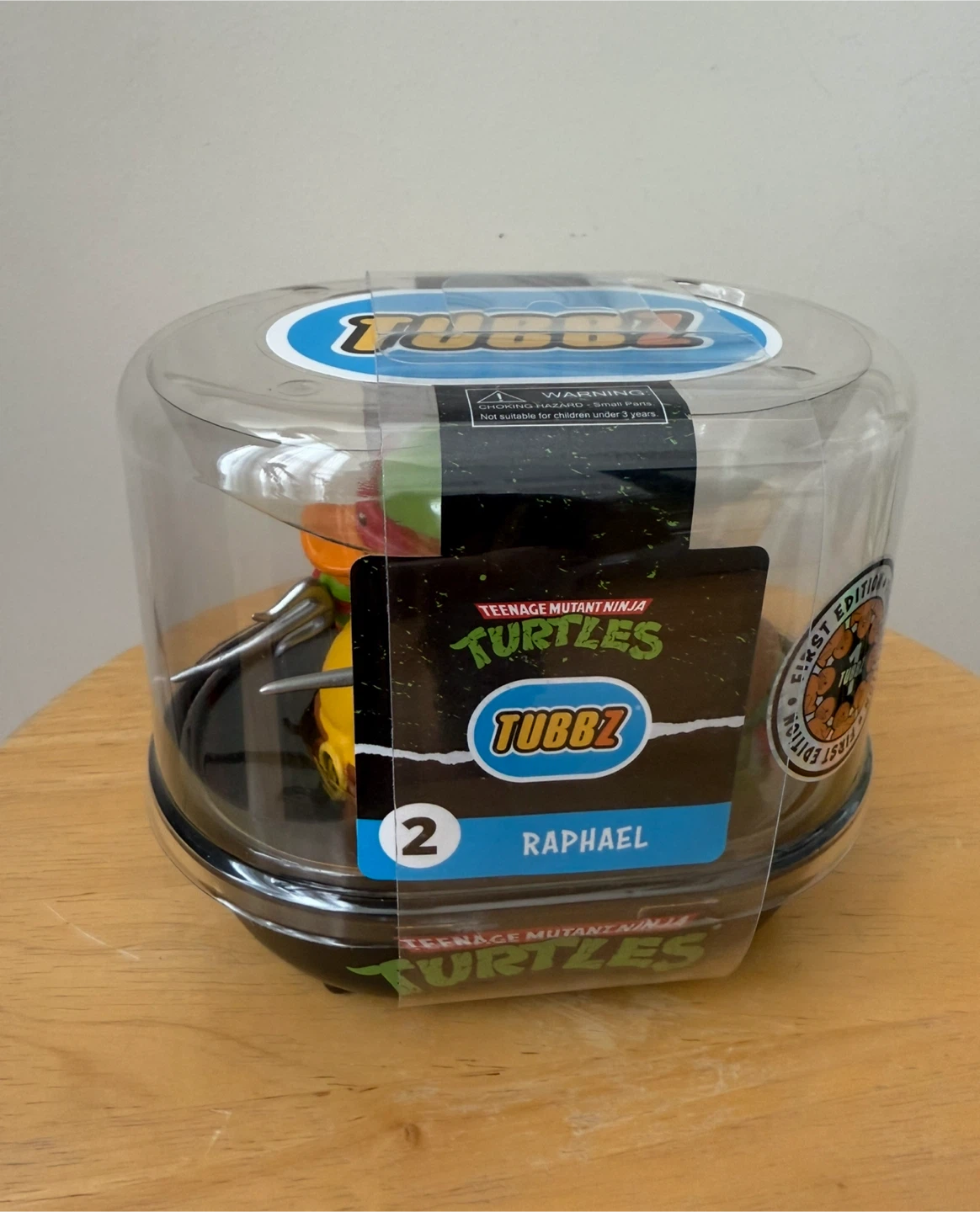 🥕BNIB TUBBZ Teenage Mutant Ninja Turtles Raphael Collectible - photo 4