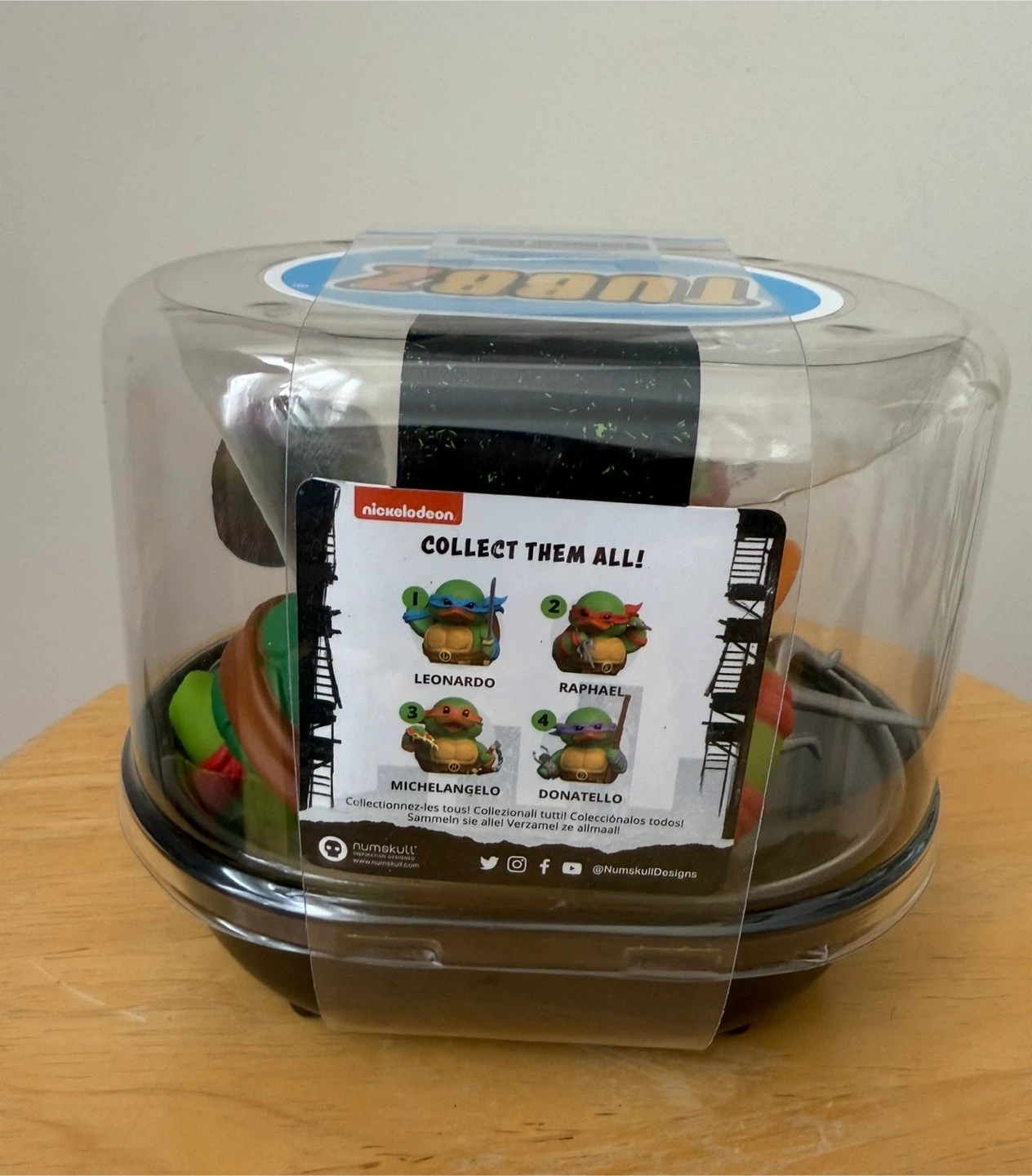 🥕BNIB TUBBZ Teenage Mutant Ninja Turtles Raphael Collectible - photo 2
