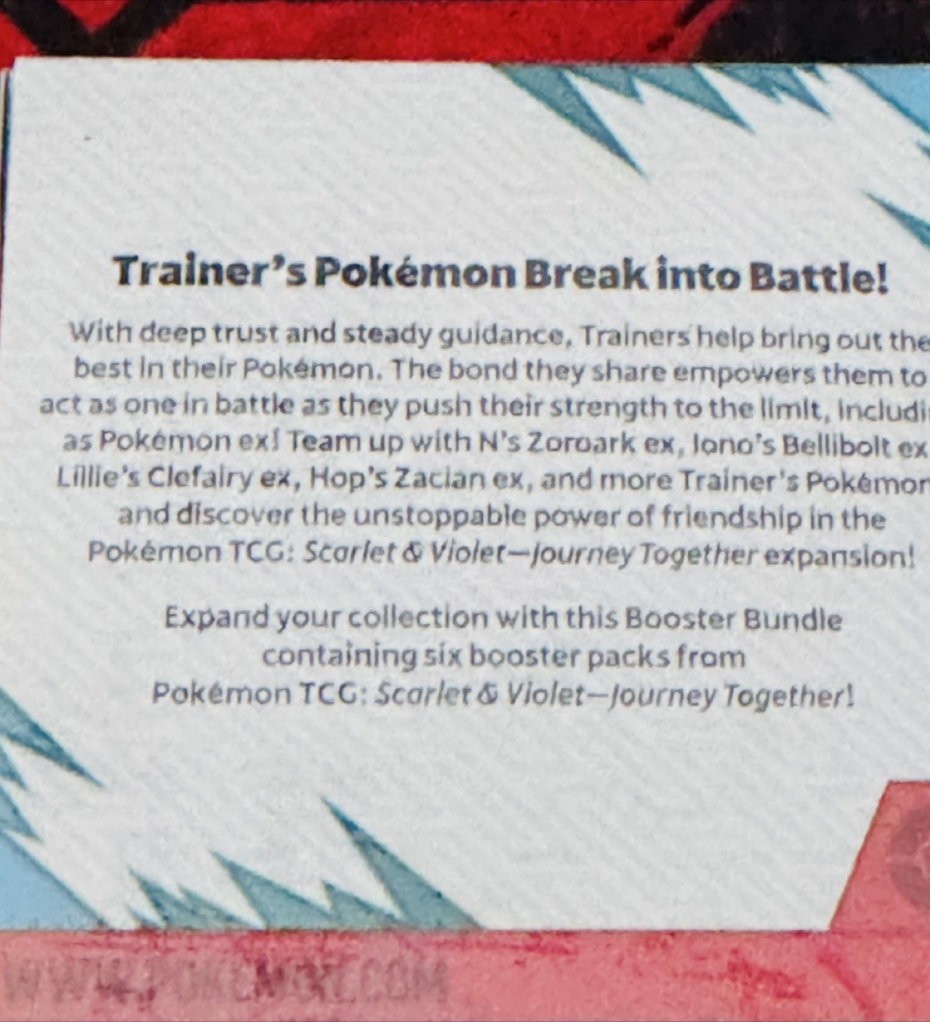 Pokemon Journey Together Booster Bundle - photo 2