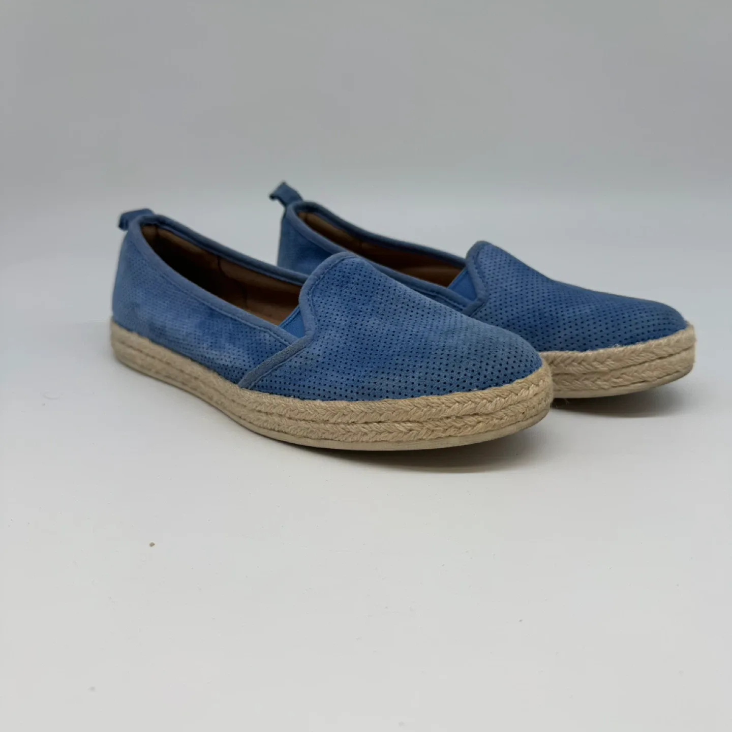 Clarks Women’s Blue Espadrille Slip-On Shoes – Size US 8.5 thumbnail