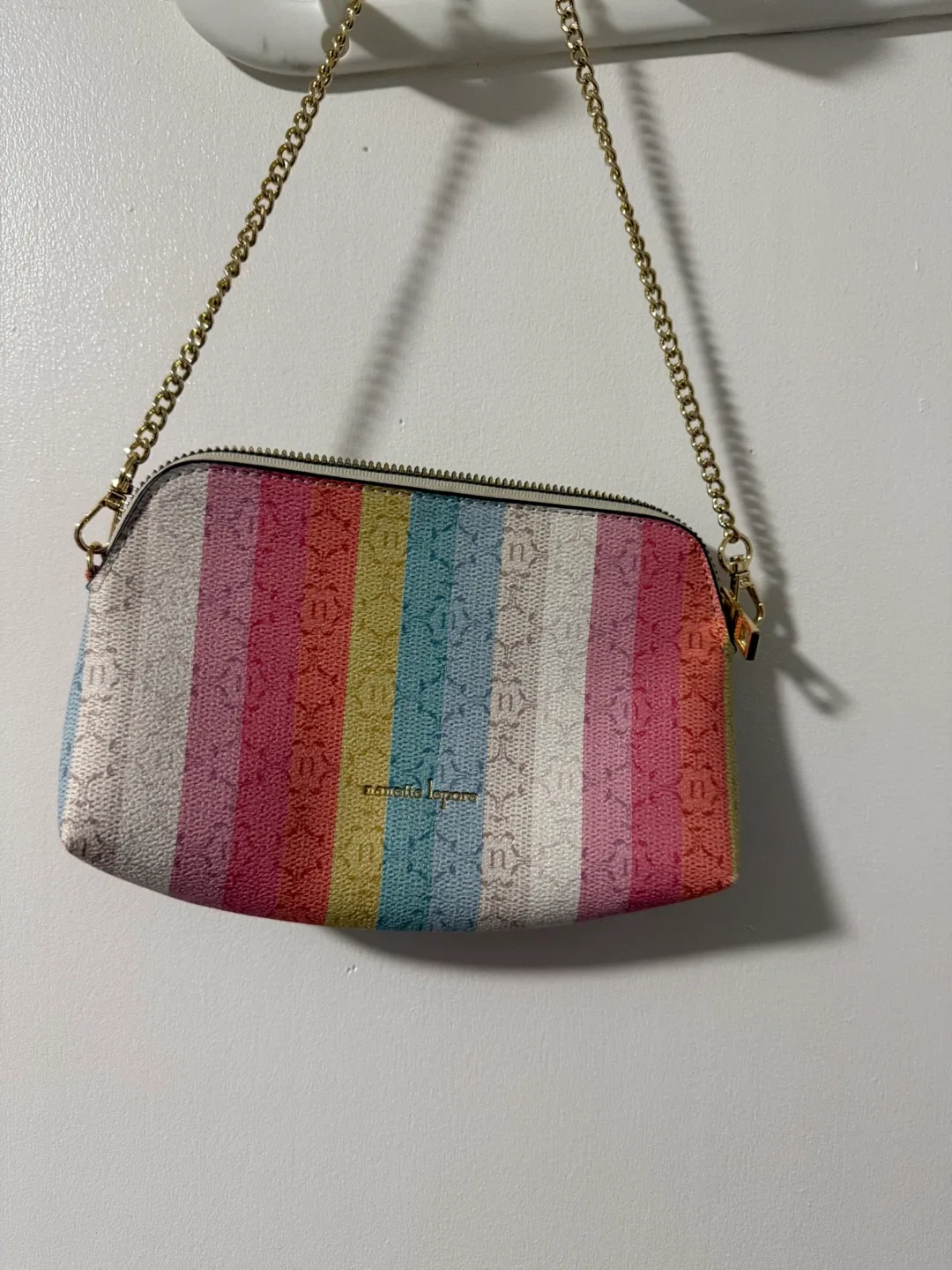 Nannette Lepore Striped Crossbody Bag thumbnail