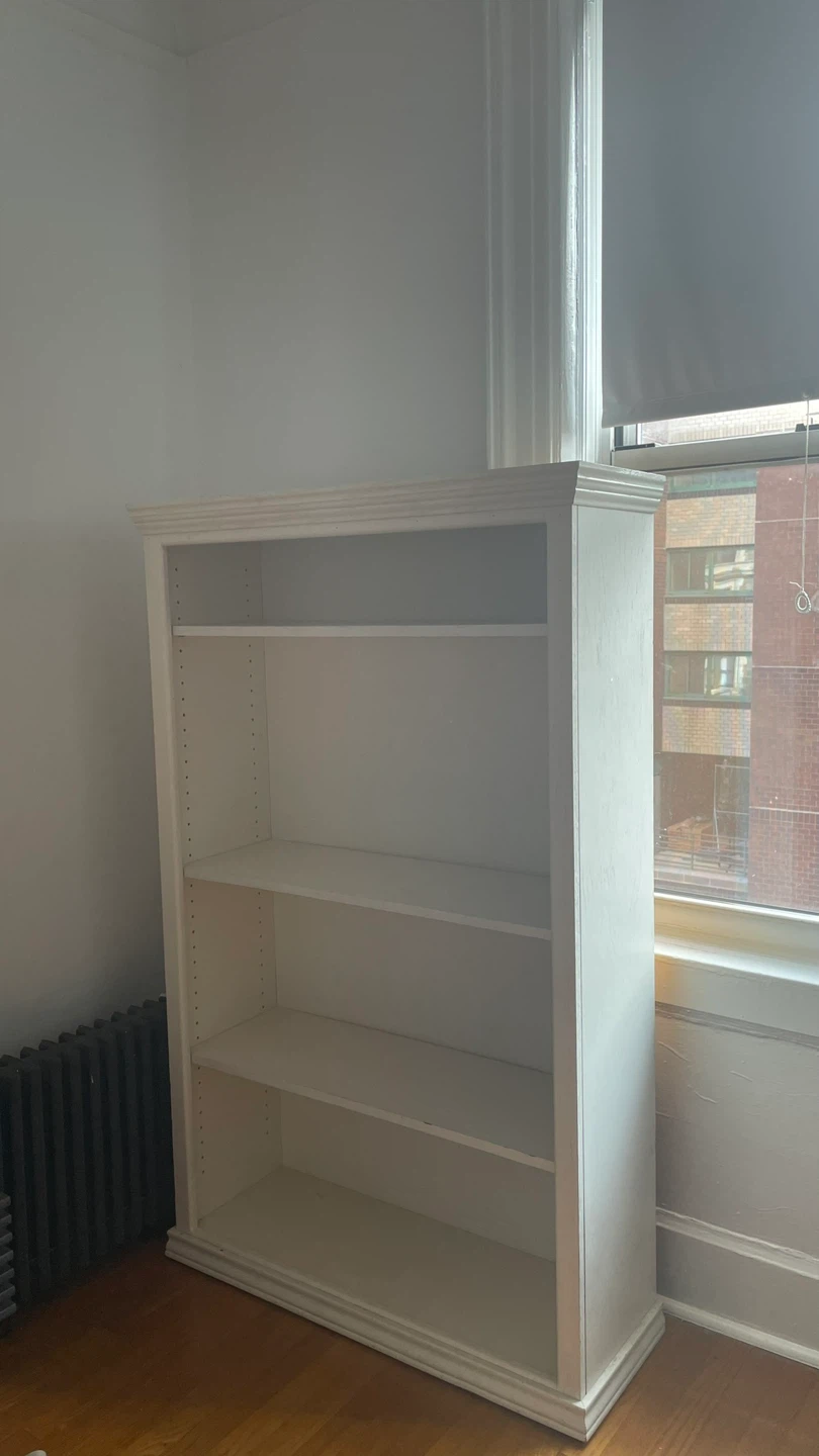White Wooden Bookcase