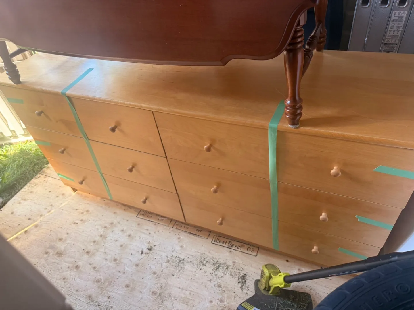IKEA Beech laminated Dresser & Night Table thumbnail