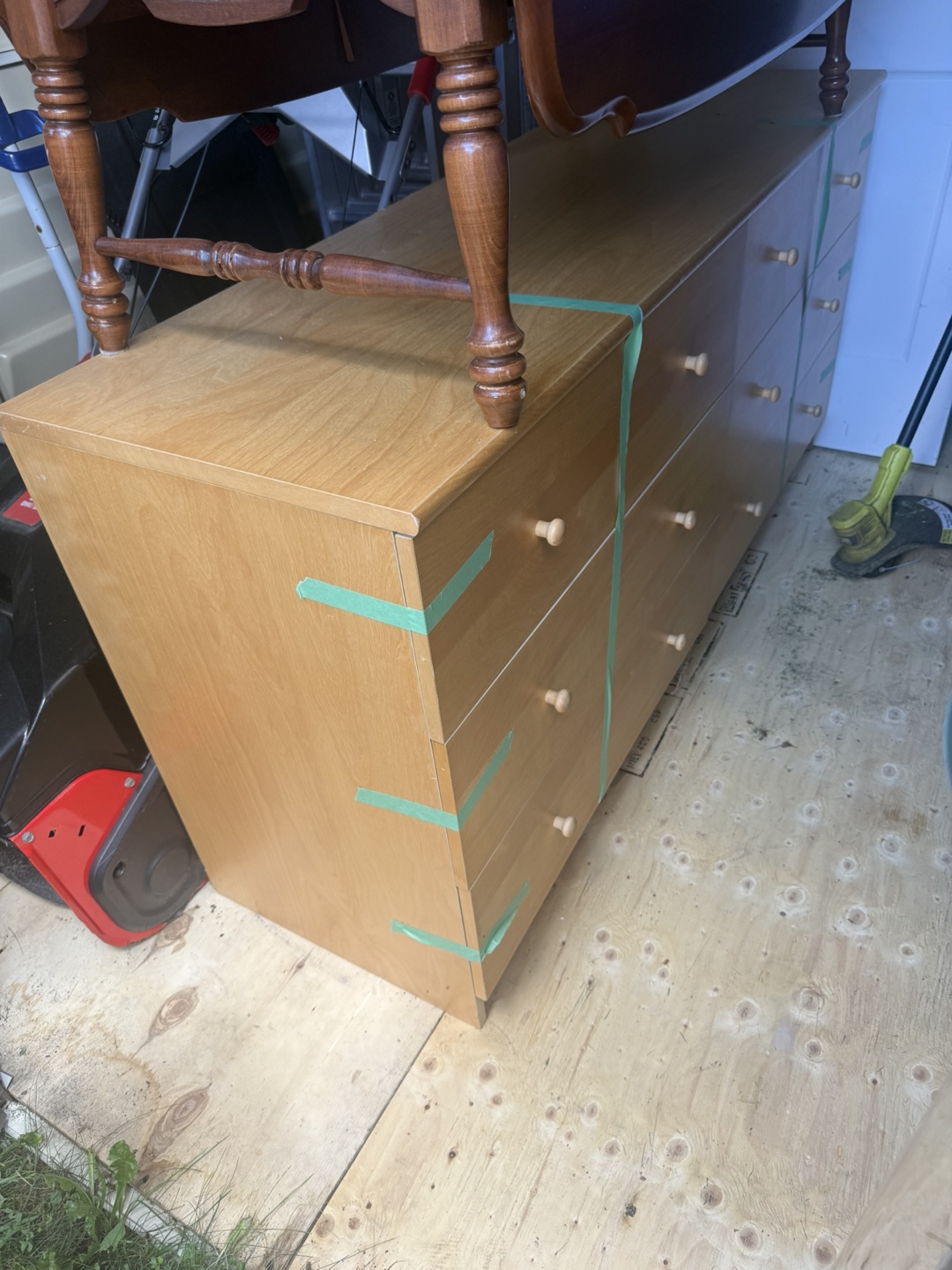 IKEA Beech laminated Dresser & Night Table - photo 2