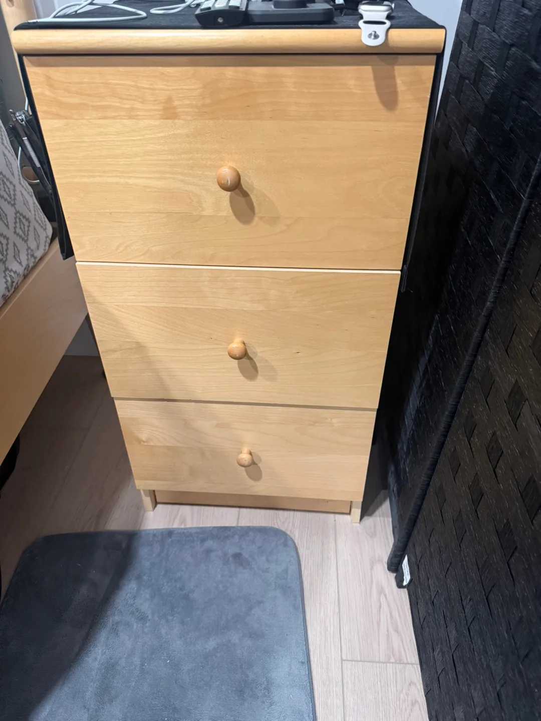 IKEA Beech laminated Dresser & Night Table image indicator(3)