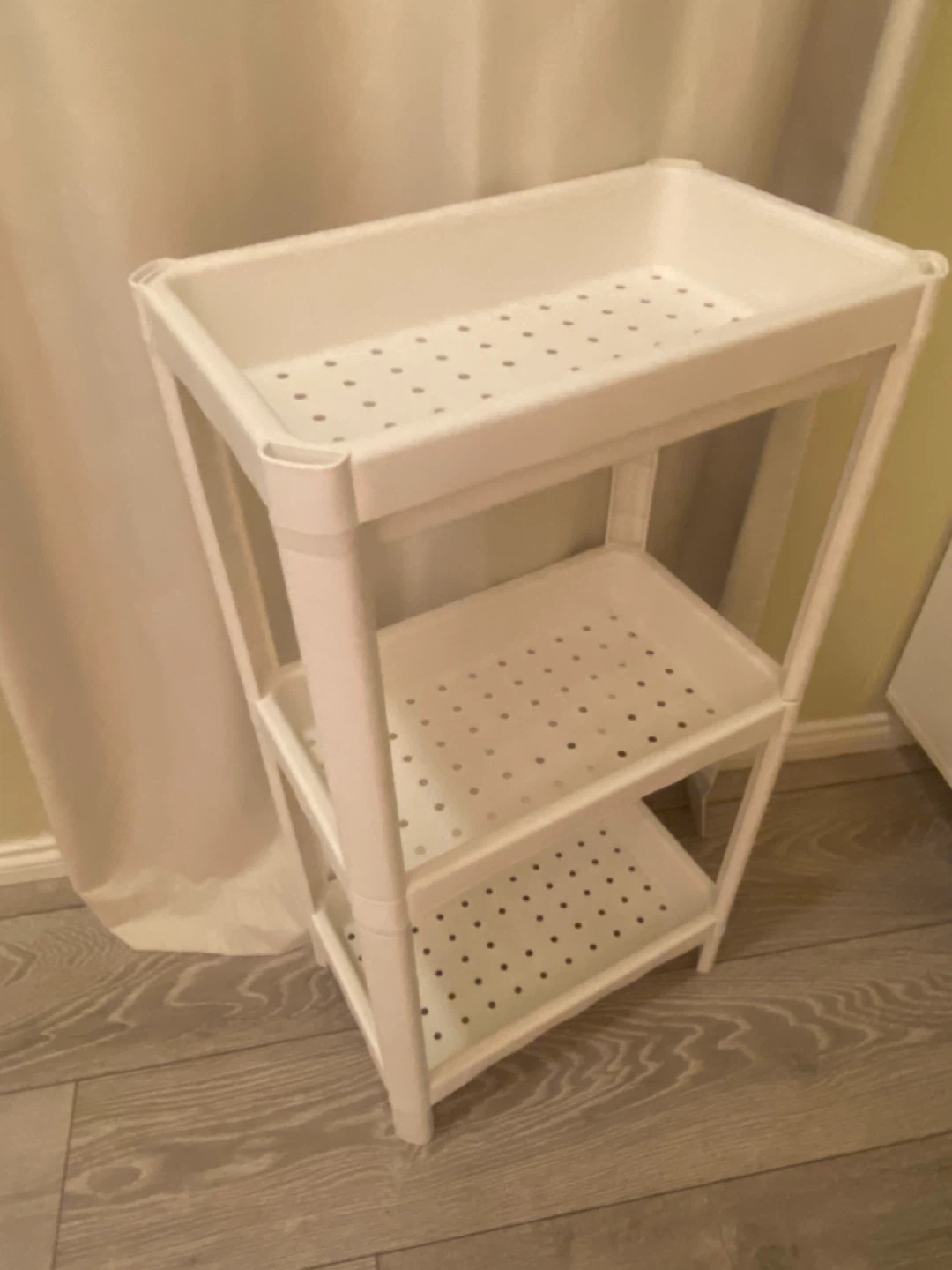 IKEA Vesken White Shelf Unit - photo 2