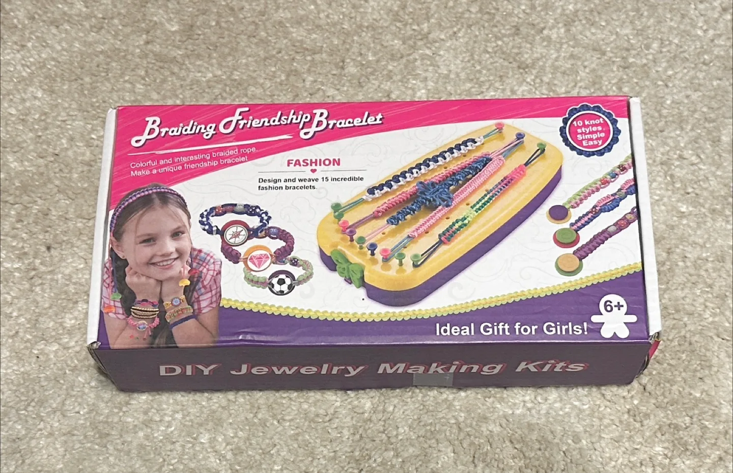 Braiding Friendship Bracelet DIY Jewelry Kit thumbnail
