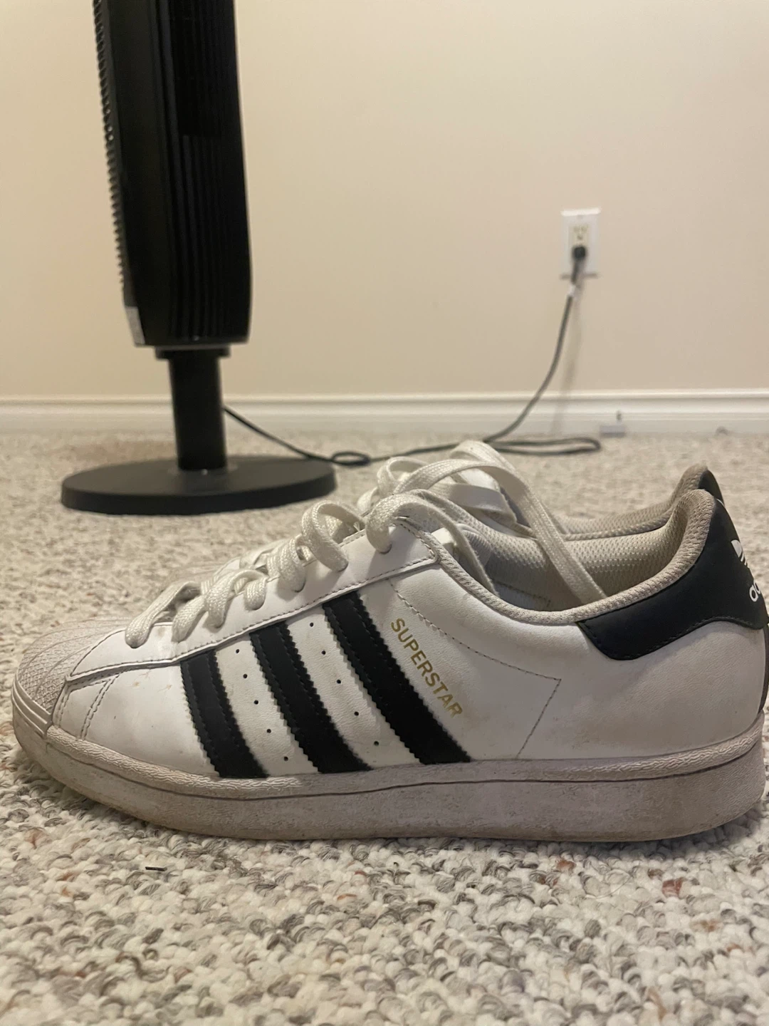 Adidas Superstar White/Black US 8 Shoes