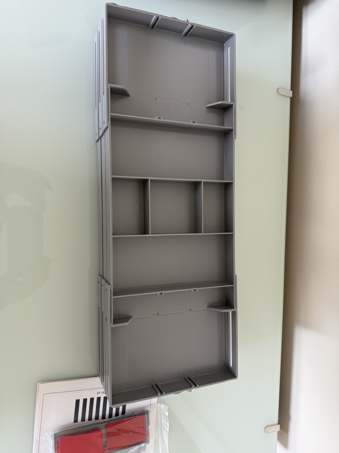 Grey Stackable Storage Drawer Organizer - photo 3