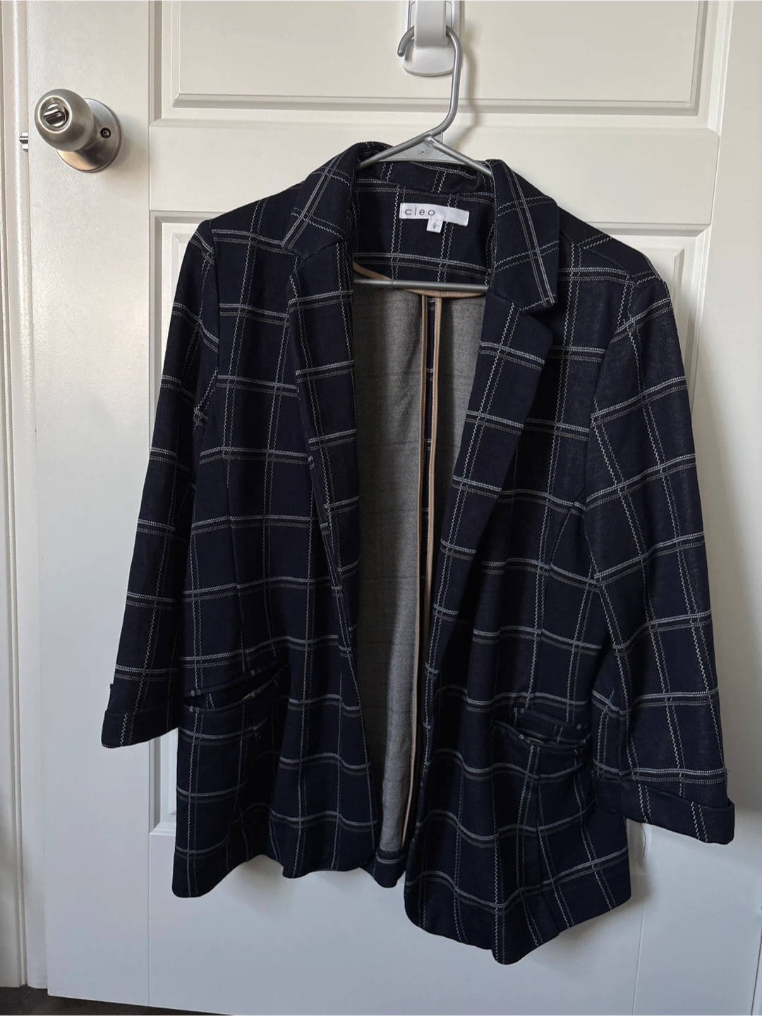Cleo Plaid Blazer - Size L