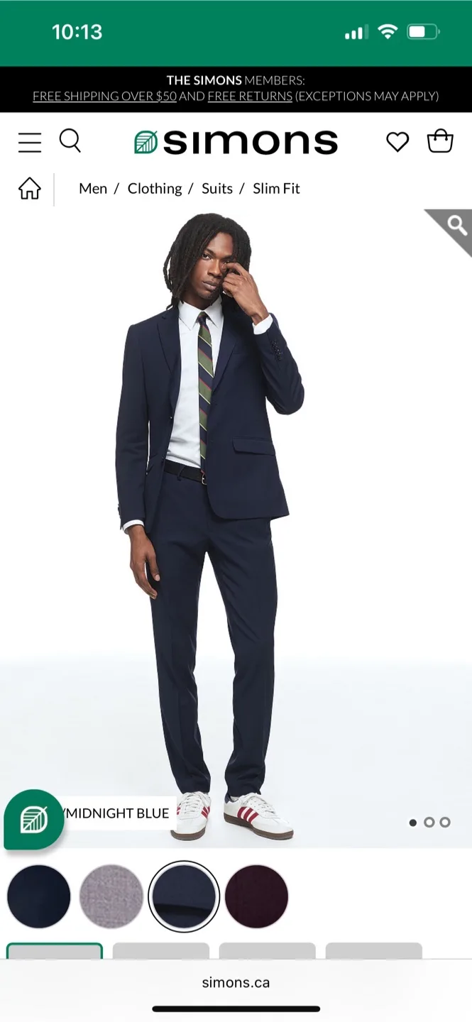 Soul of London Slim Fit Suit - Size 54 Tall image indicator(7)