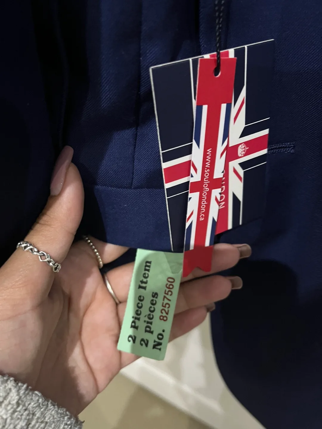 Soul of London Slim Fit Suit - Size 54 Tall image indicator(4)