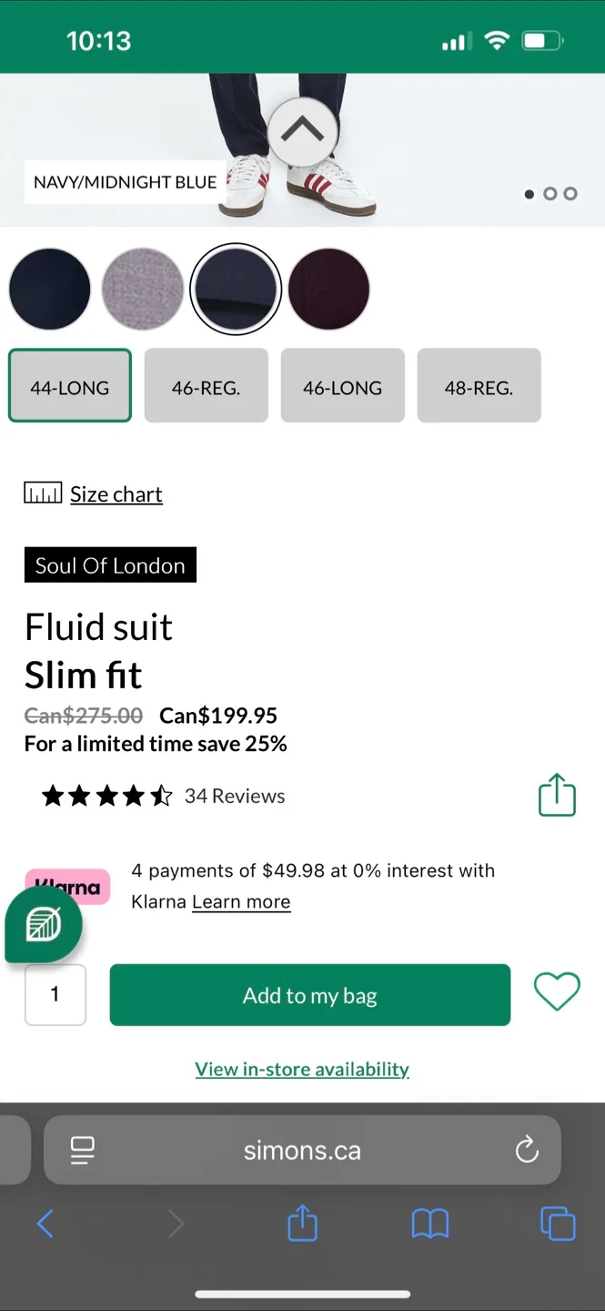 Soul of London Slim Fit Suit - Size 54 Tall image indicator(8)