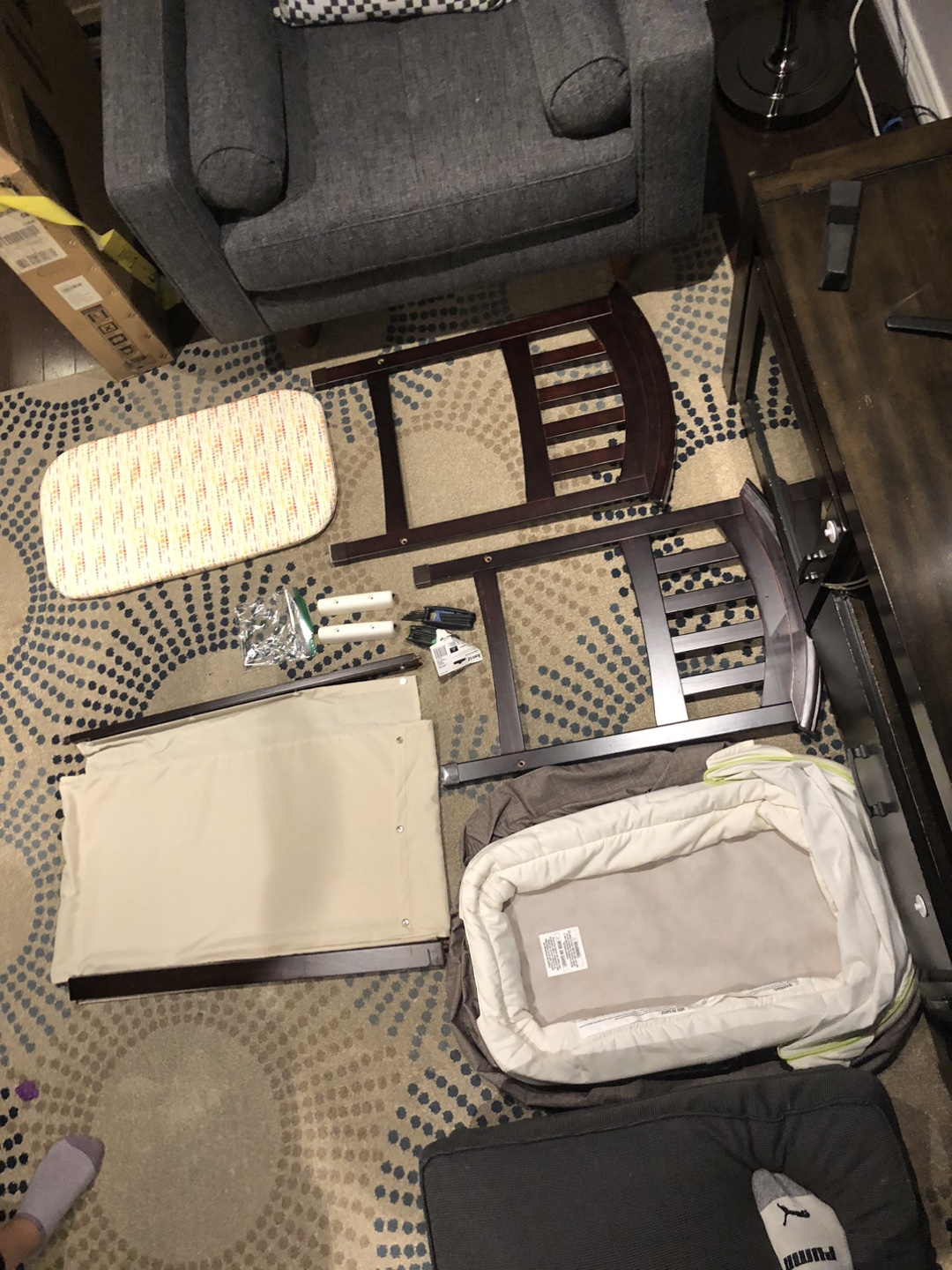 Bassinet - Brown & White - photo 4