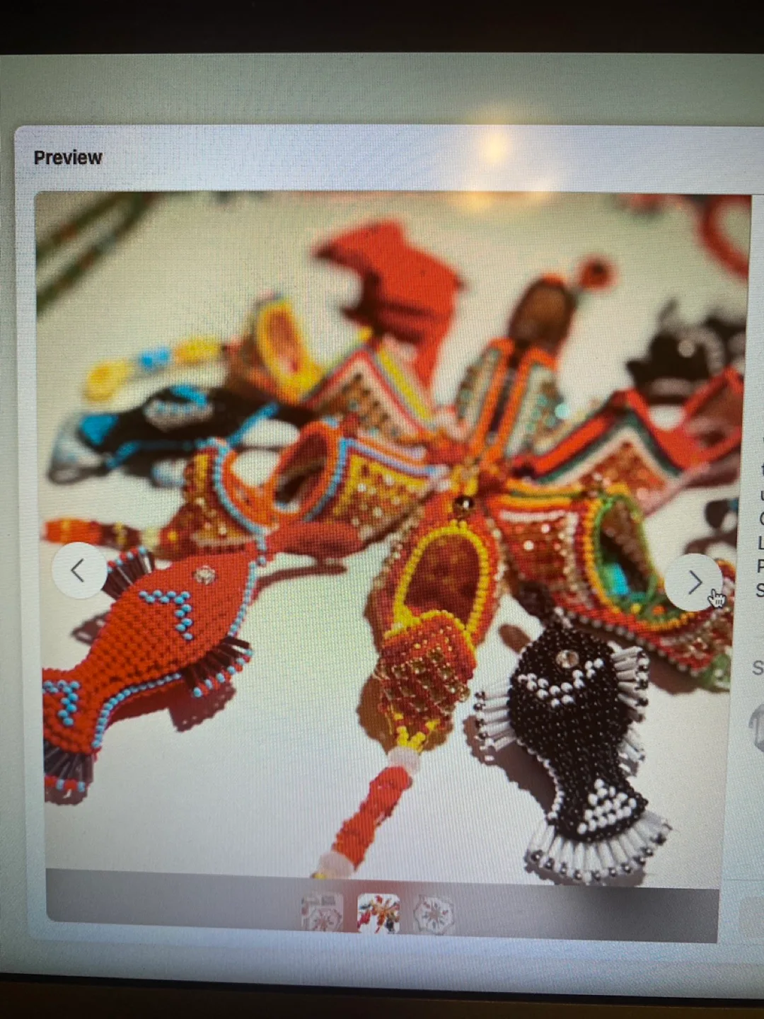 Handmade Beaded Jewellery Lot image indicator(2)