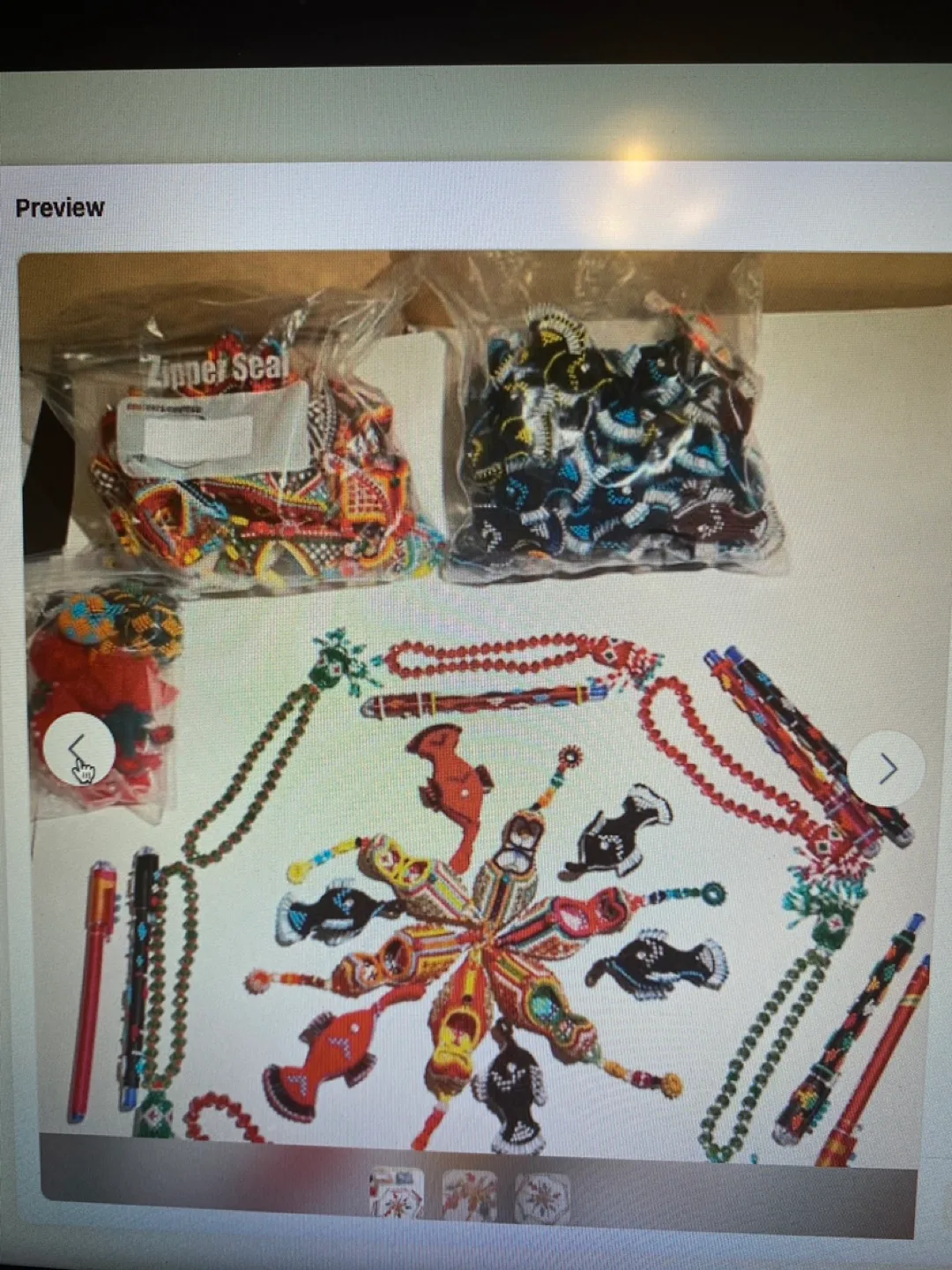 Handmade Beaded Jewellery Lot image indicator(3)