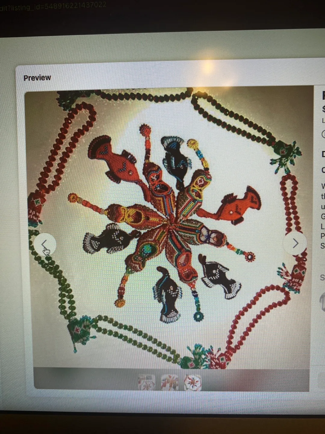 Handmade Beaded Jewellery Lot image indicator(4)