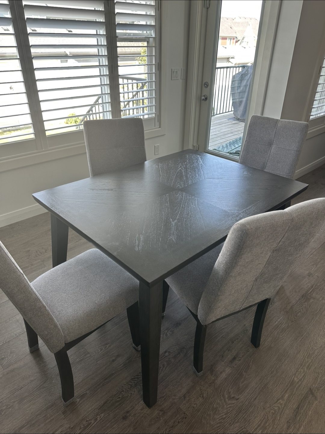 Dining Table with 4 Chairs