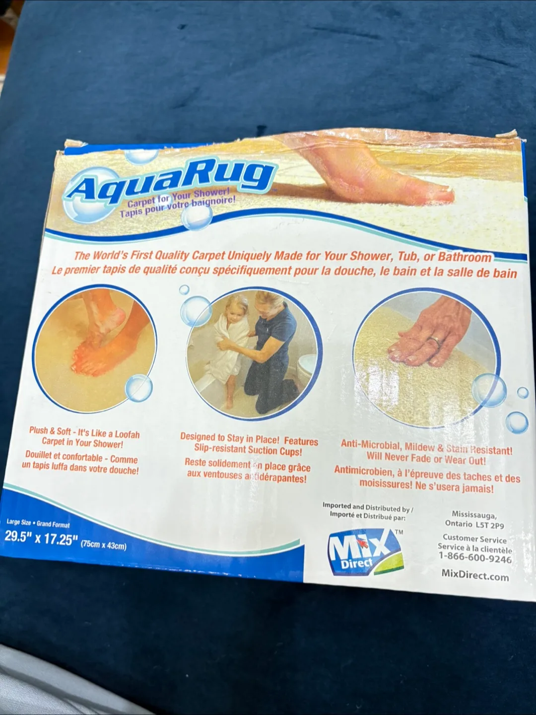 AquaRug Carpet for Shower - New in Box! thumbnail