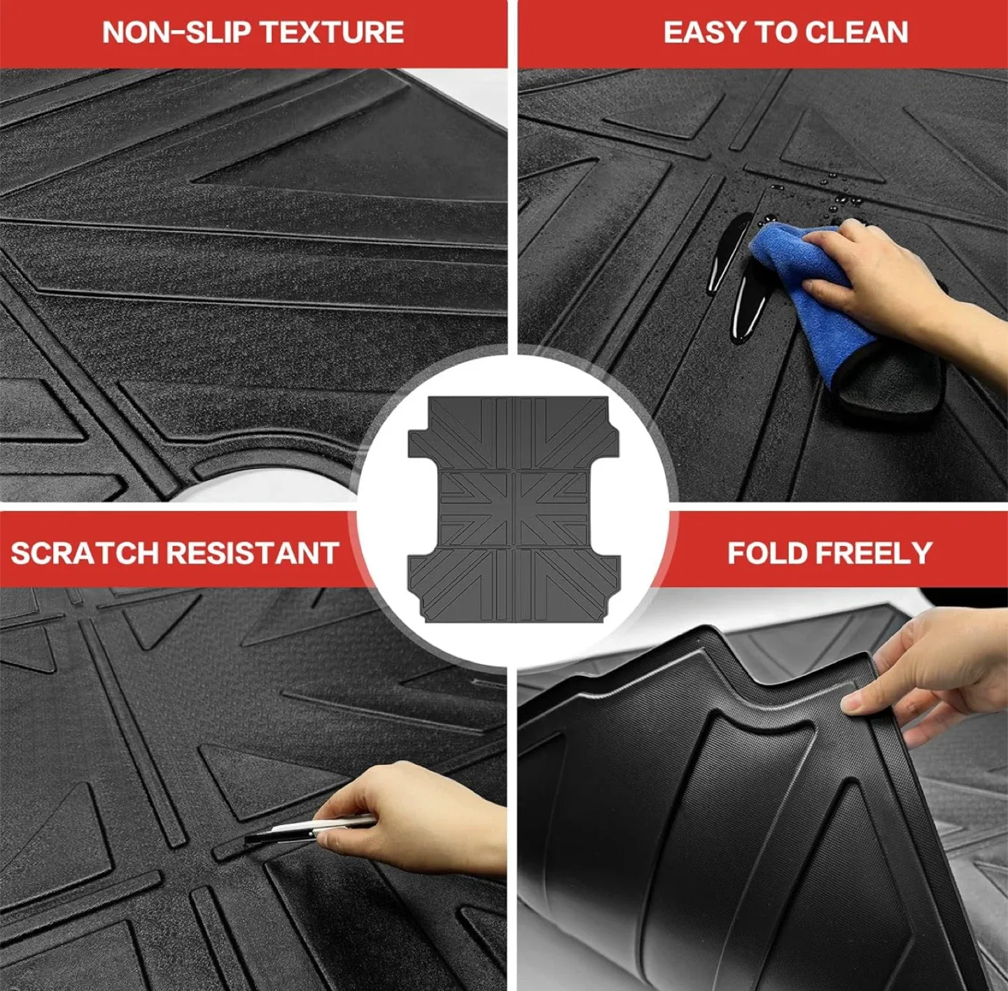 6.8 FT Truck Bed Mat for Chevrolet Silverado/GMC Sierra image indicator(8)