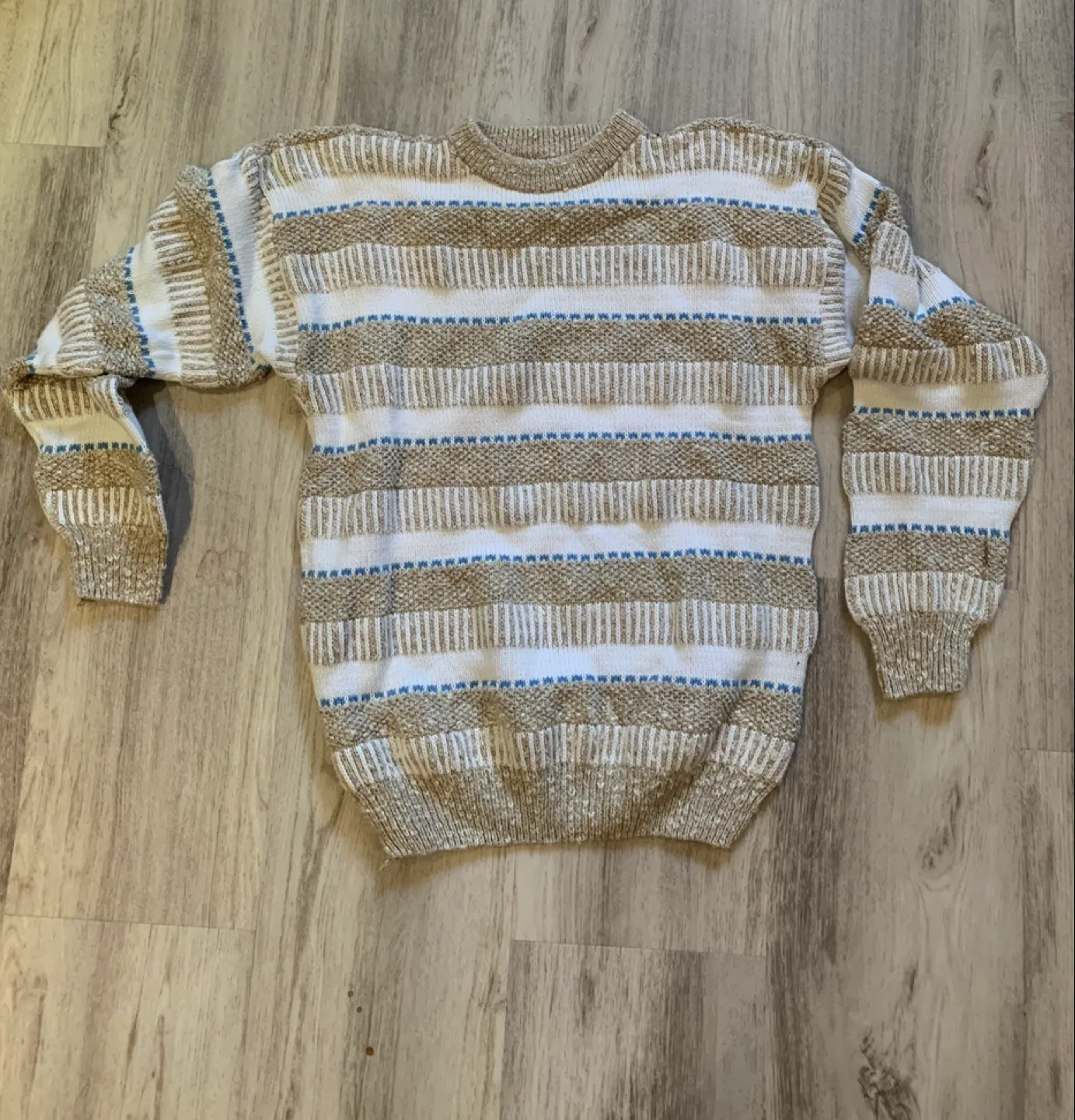 Vintage IZOD Striped Sweater image indicator(2)