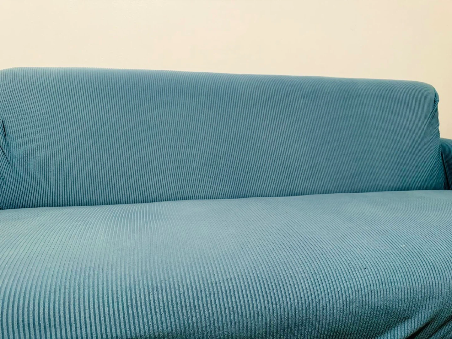 3 Grey Fabric Sofa - Gently Used - photo 2
