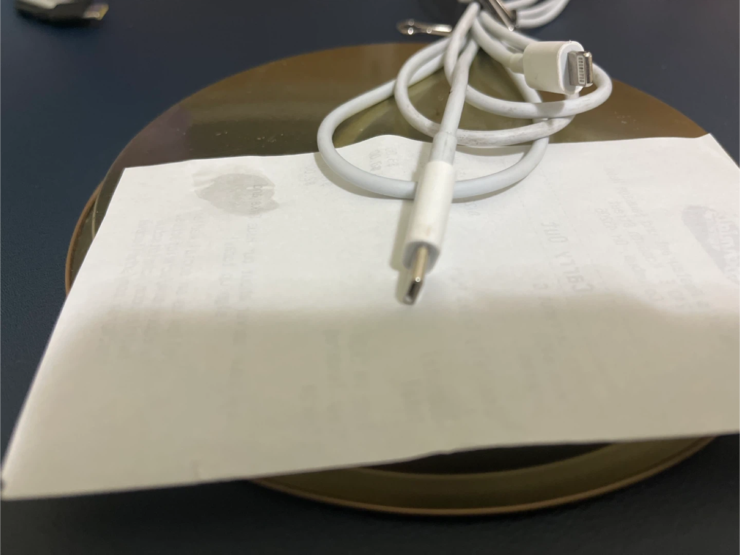 Long Lightning to USB Cable (sometimes work)