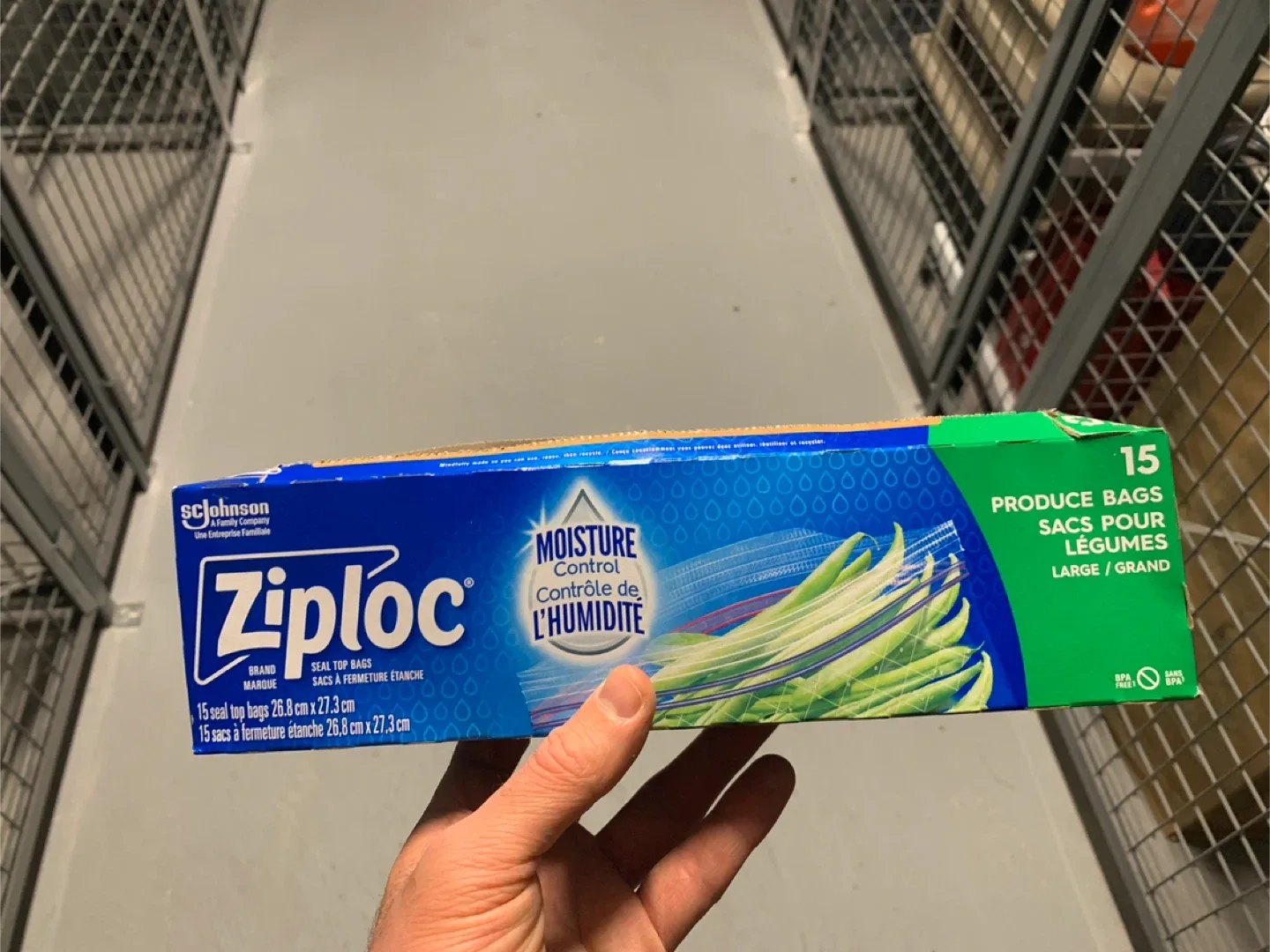 Ziploc Produce Bags - Large - 15 Bags thumbnail