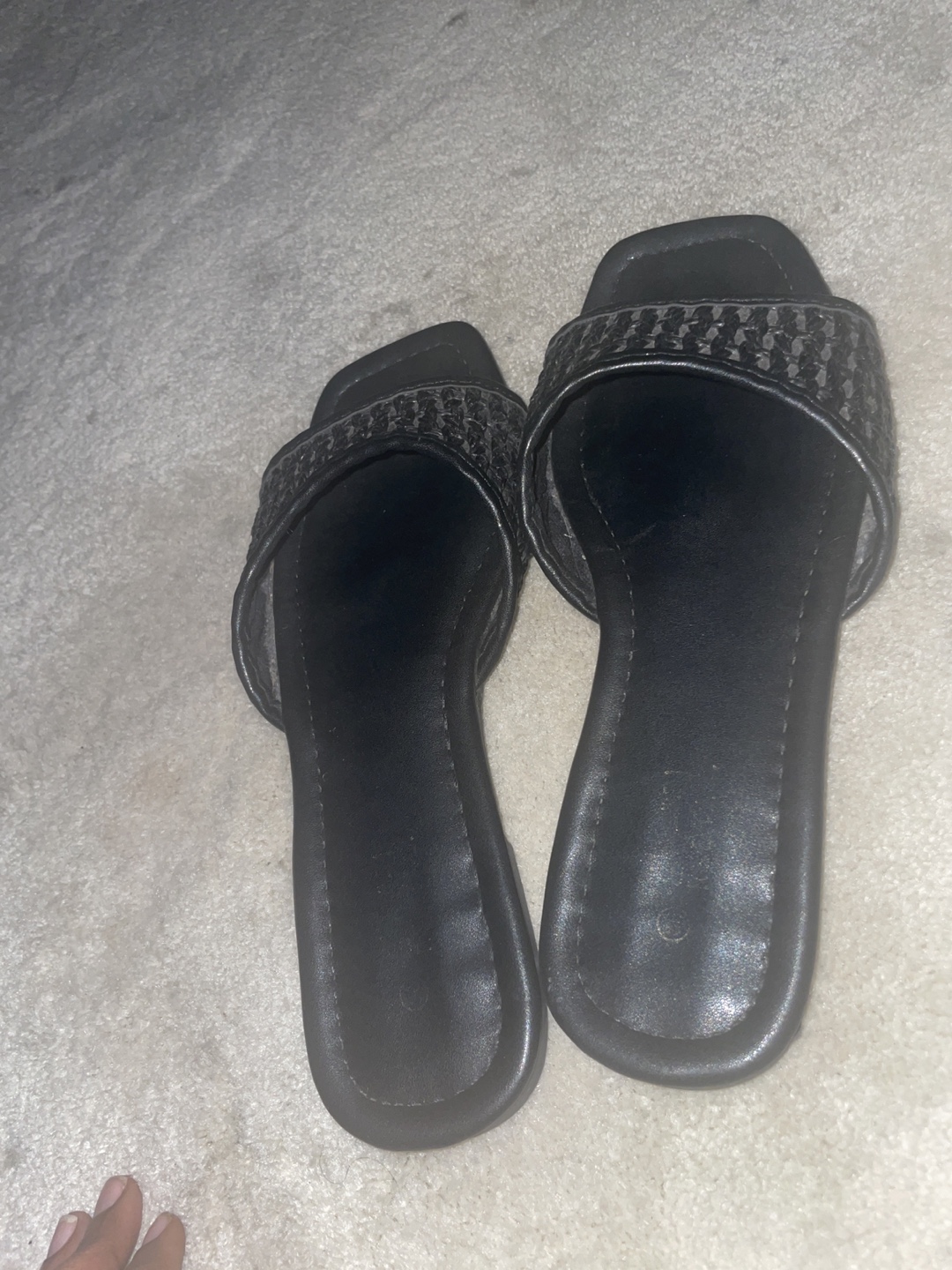 Black Slides - Size 8