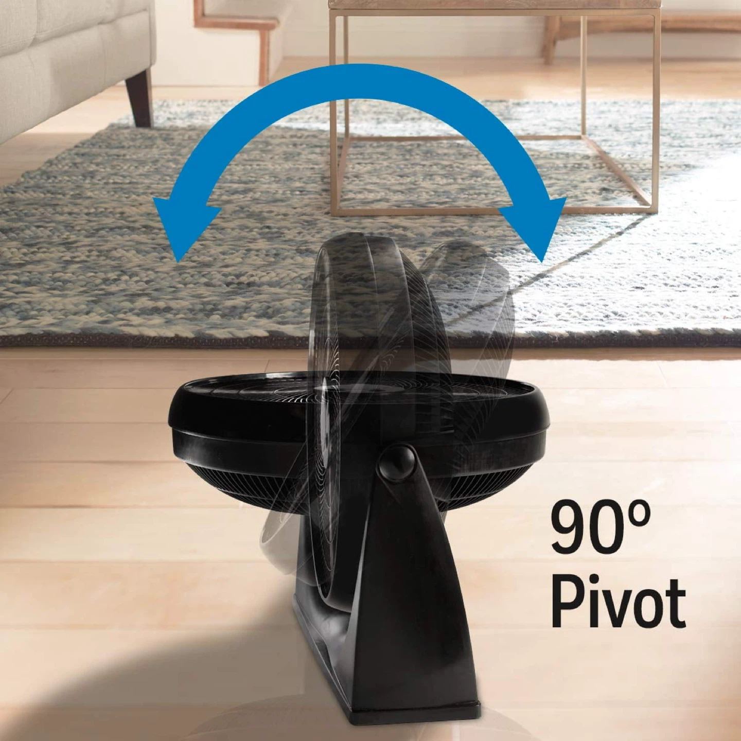 Honeywell TurboForce 18" Floor Fan - with 3 Speeds, Black - photo 5