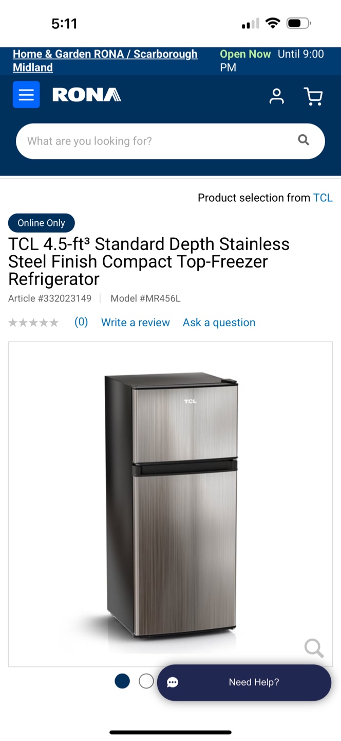 Mini fridge with freezer - photo 5