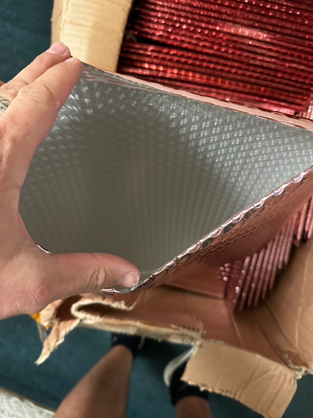 Rose Gold and Purple Bubble Mailers - photo 2