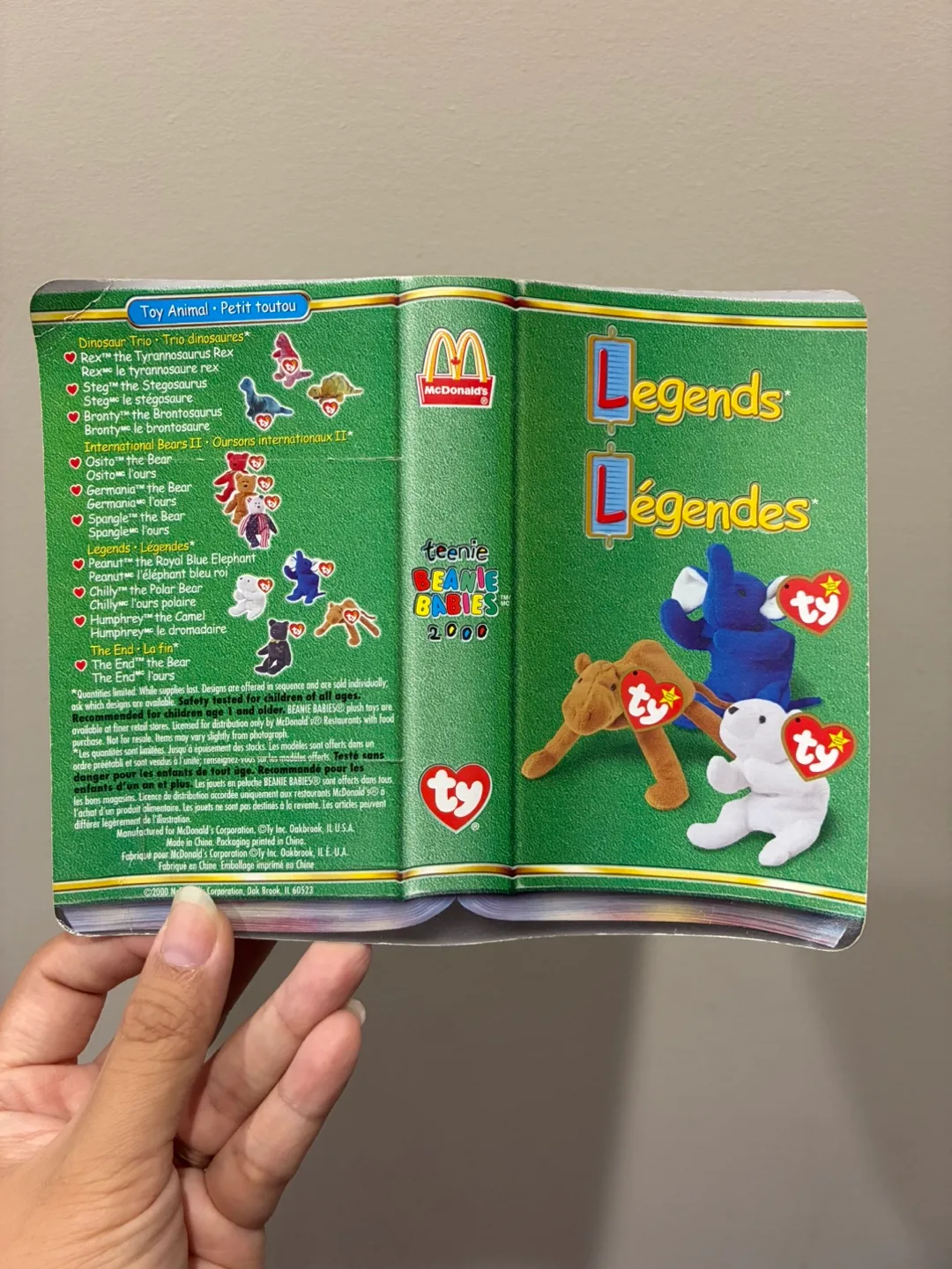 NIP Vintage Ty Beanie Baby Humphrey the Camel (McD 2000) image indicator(2)