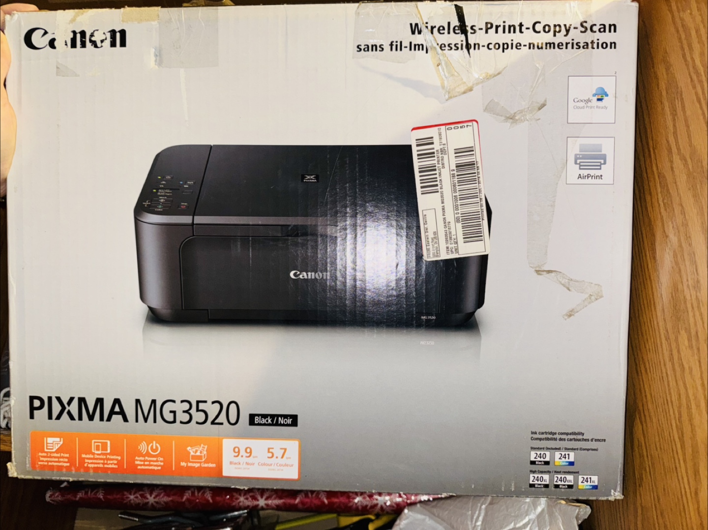 Canon PIXMA MG3520 Black Printer