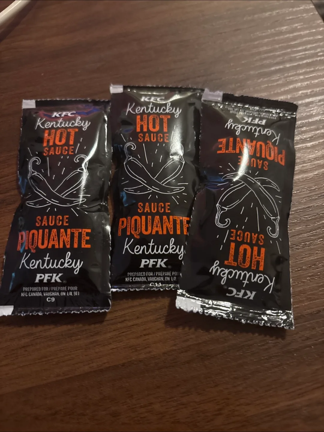 KFC Kentucky Hot Sauce Packets