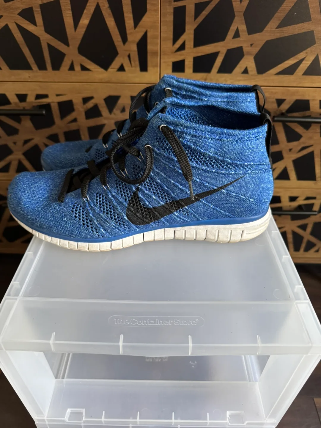 Nike Free Flyknit Chukka Royal Blue Size 12 thumbnail