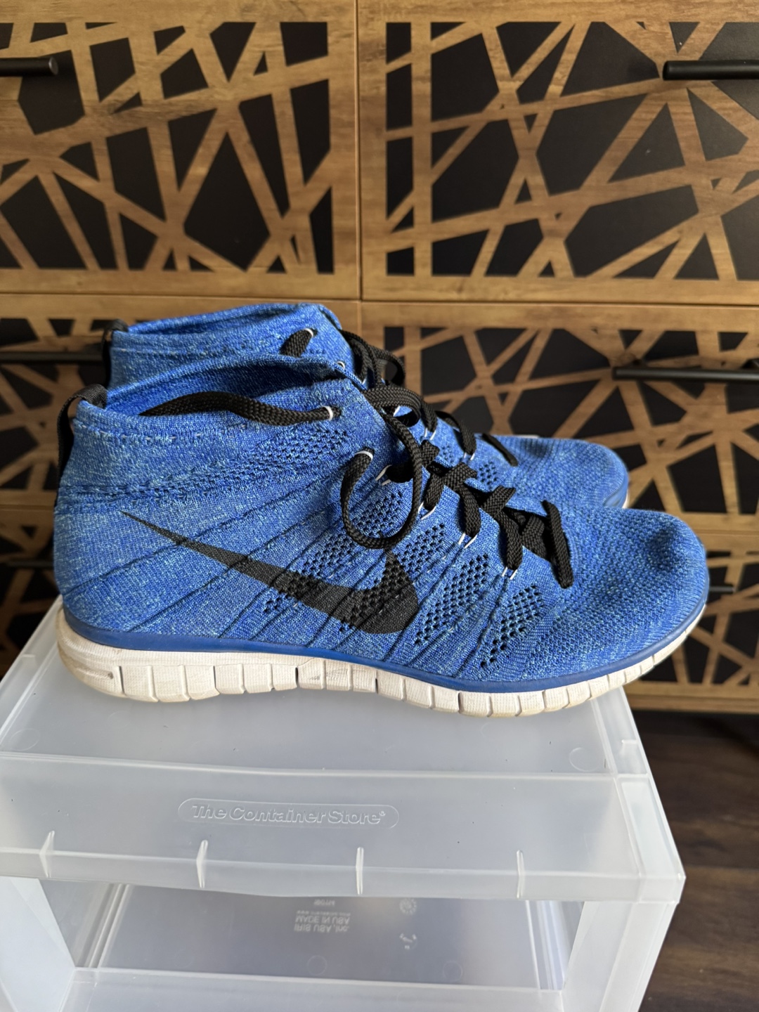 Nike Free Flyknit Chukka Royal Blue Size 12 - photo 4
