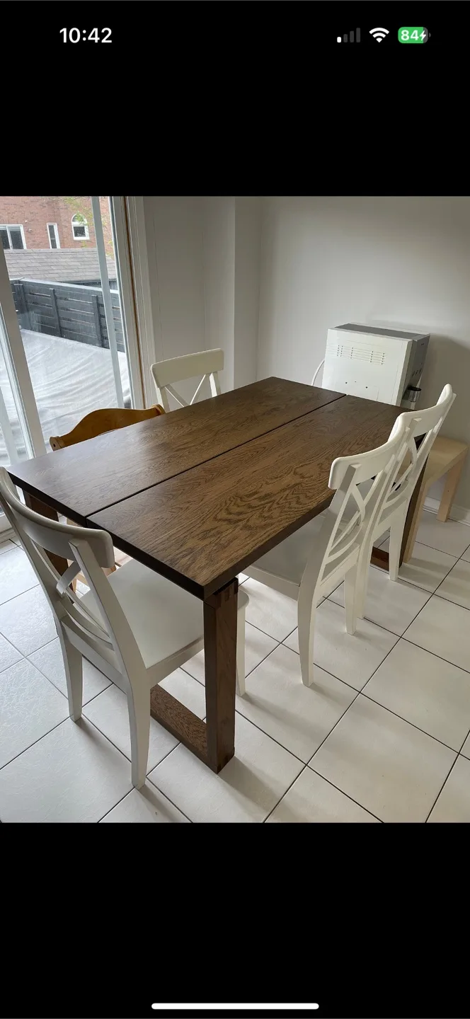IKEA MÖRBYLÅNGA Dining Table - Oak Veneer