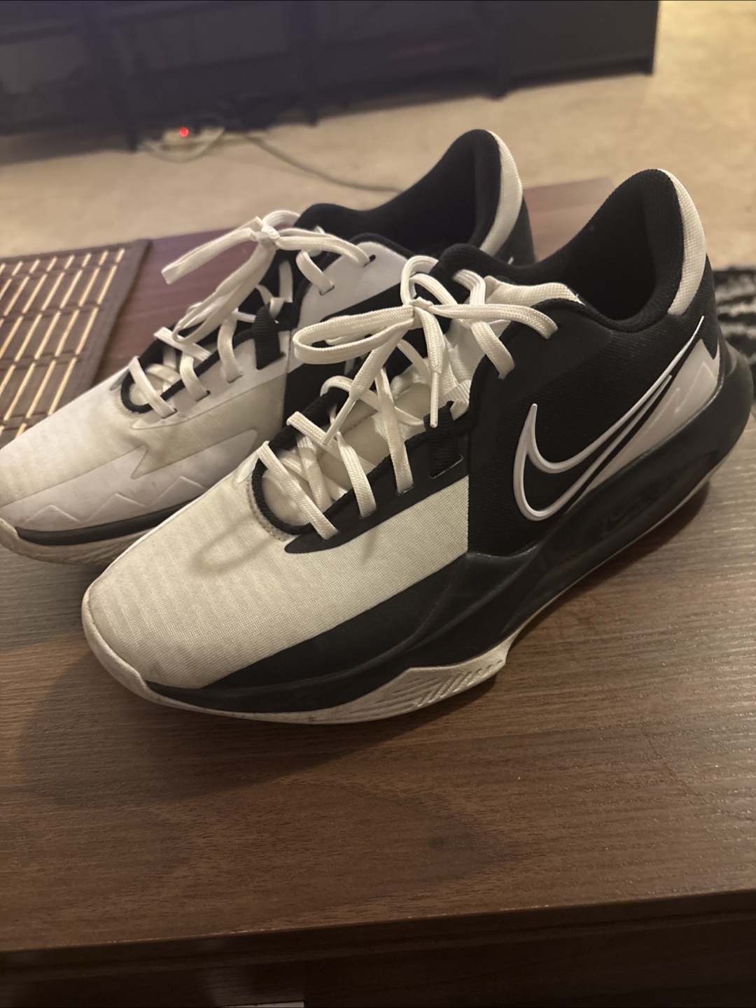 Nike Basketball Shoes - Black and White