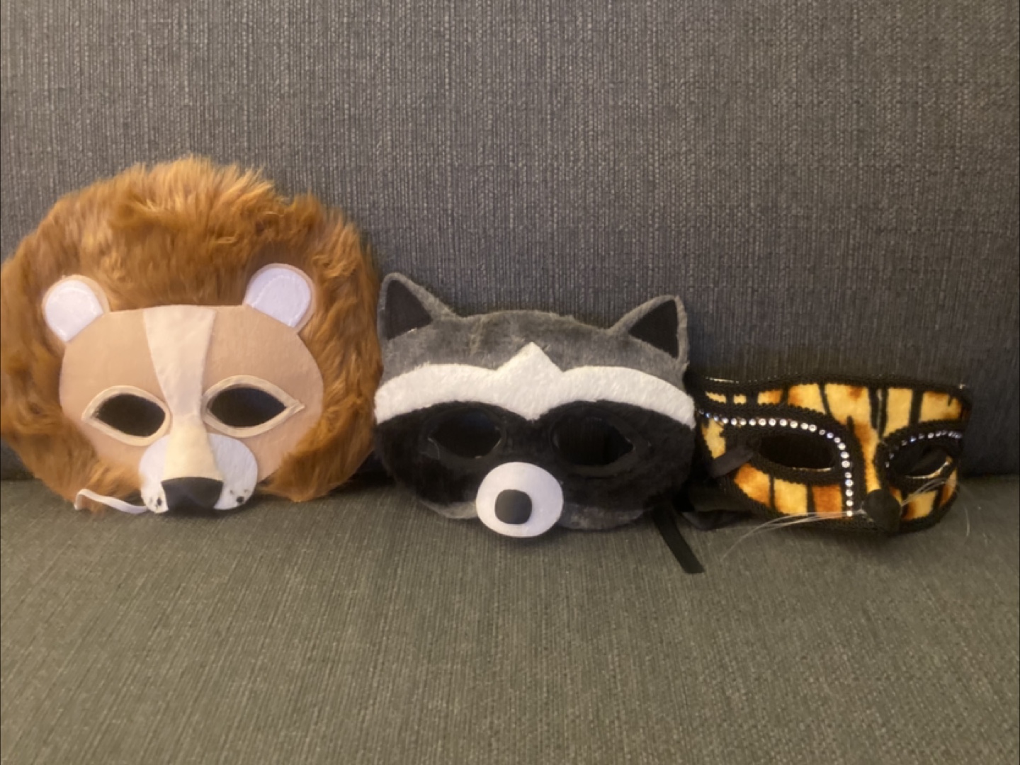 Animal Masks - Lion, Raccoon, Tiger - photo 4