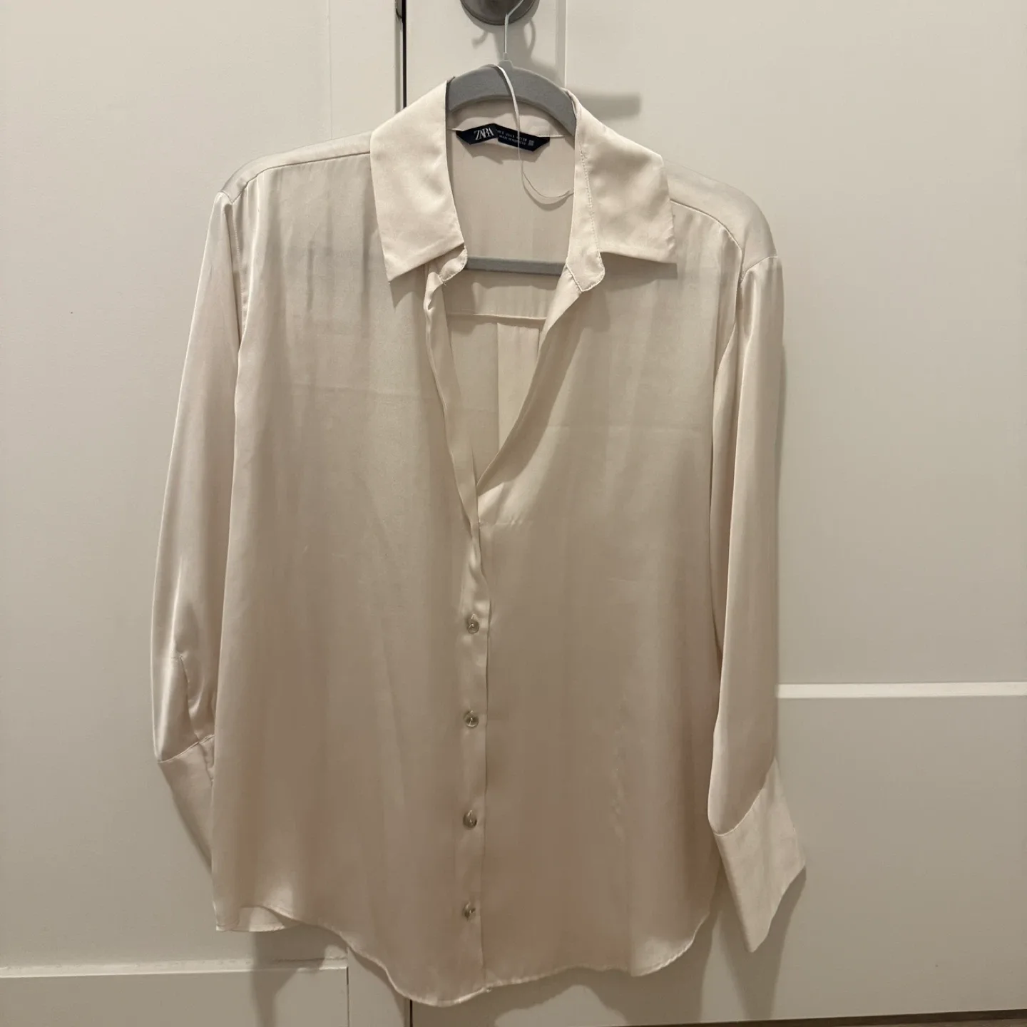 Zara satin effect shirt small image indicator(4)