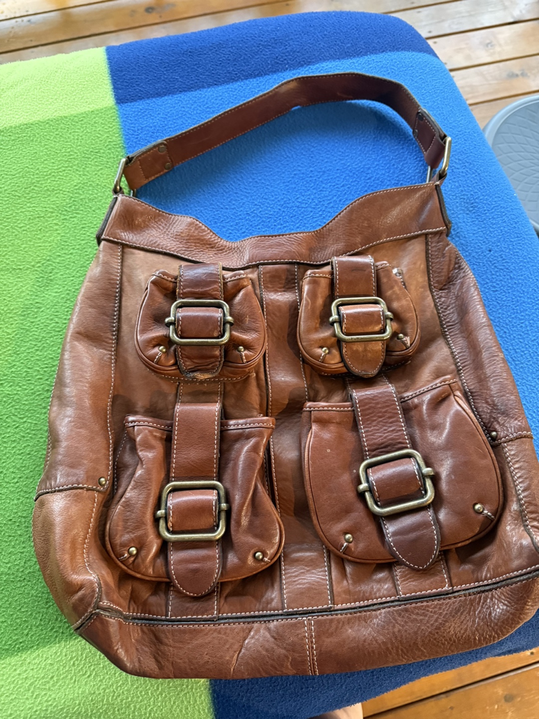 Brown Leather Handbag